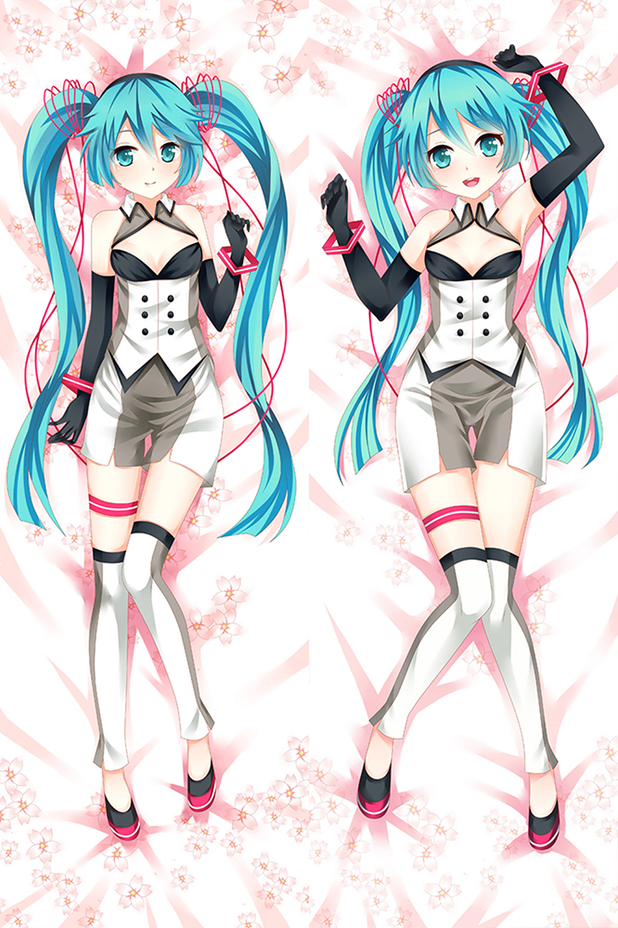 Hatsune Miku (Vocaloid) Dakimakura Body Pillow Cover