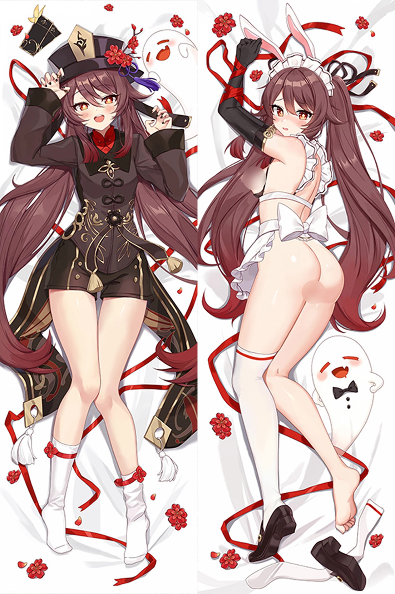 Hu Tao (Genshin Impact) 18+ NSFW Dakimakura Body Pillow Cover