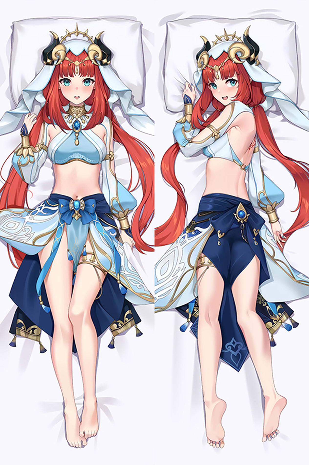 Nilou from Genshin Impact dakimakura cover