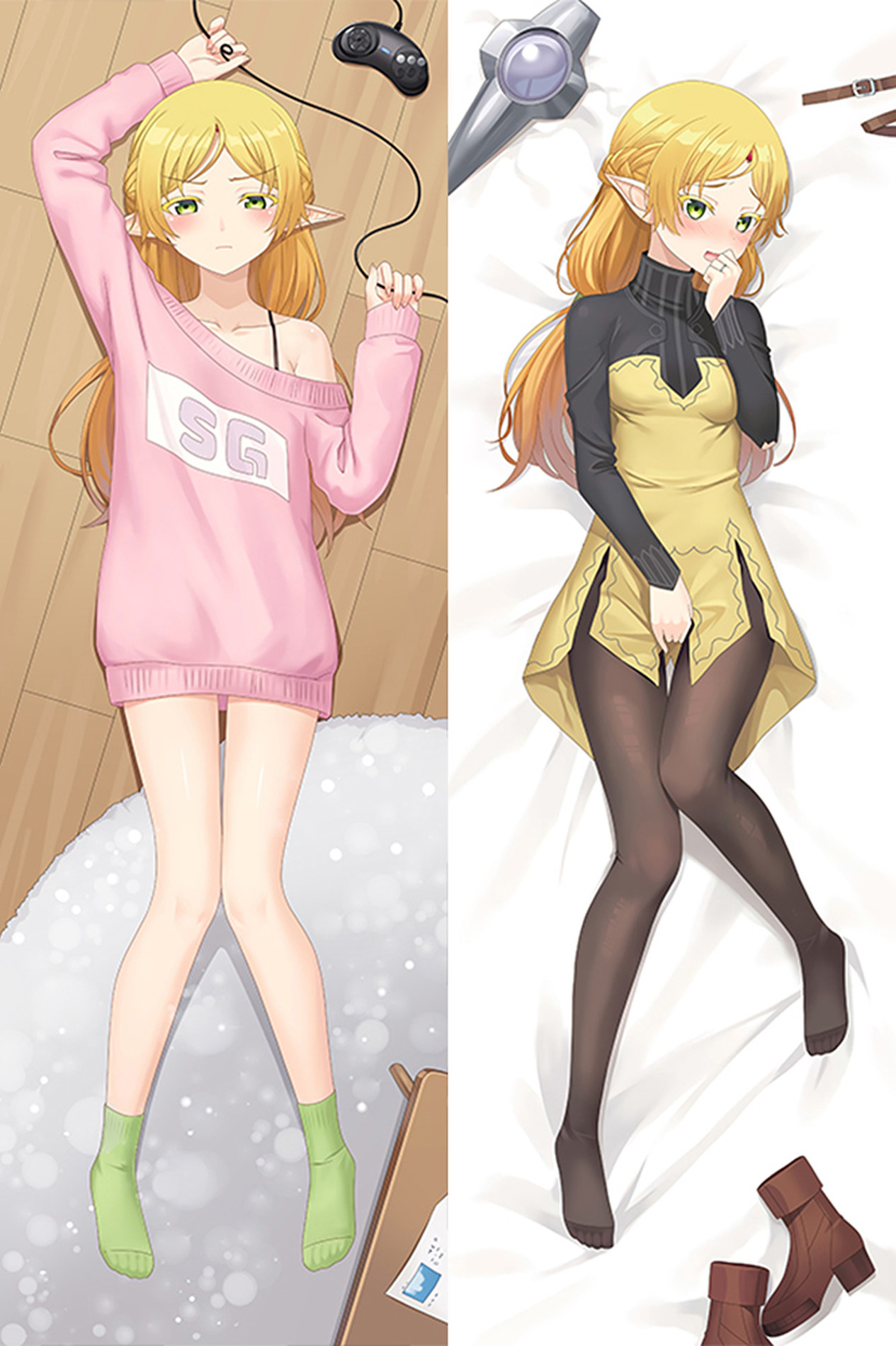 Tsundere Elf (Uncle From Another World) Dakimakura Body Pillow Cover