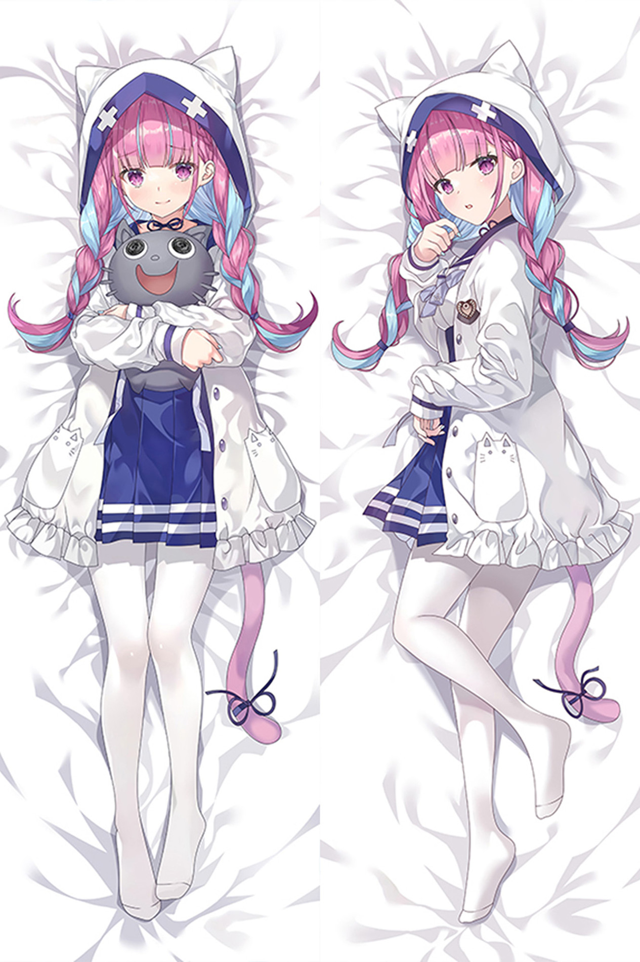 Minato Aqua (Vtuber) Dakimakura Body Pillow Cover
