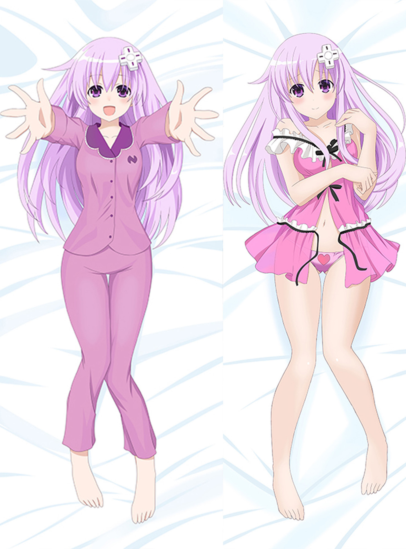 Neptune from Hyperdimension Neptunia dakimakura cover