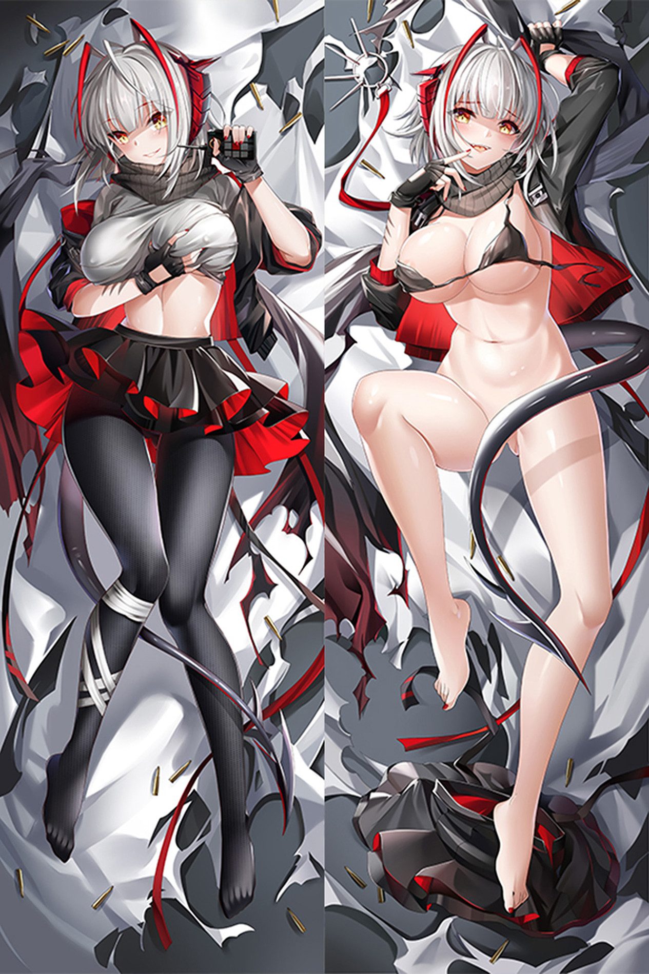 W from Arknights dakimakura cover