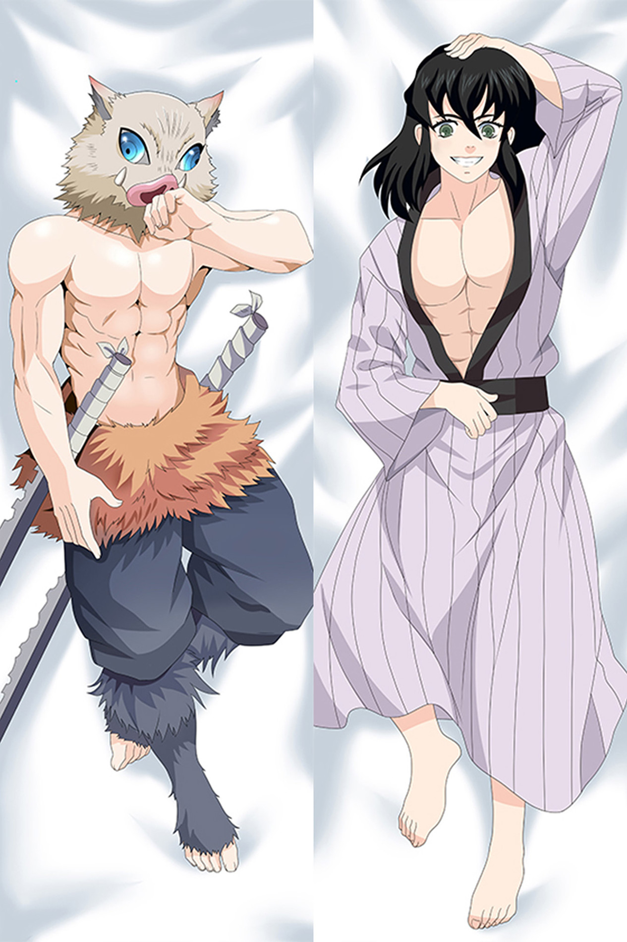 Inosuke Hashibira from Demon Slayer dakimakura cover