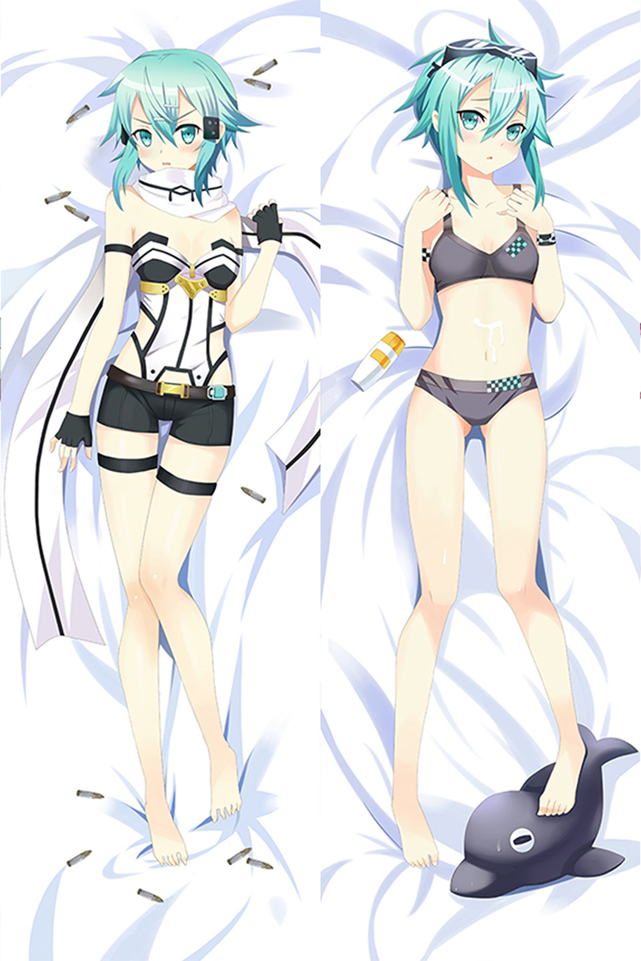 Sinon Shino Asada from Sword Art Online dakimakura cover