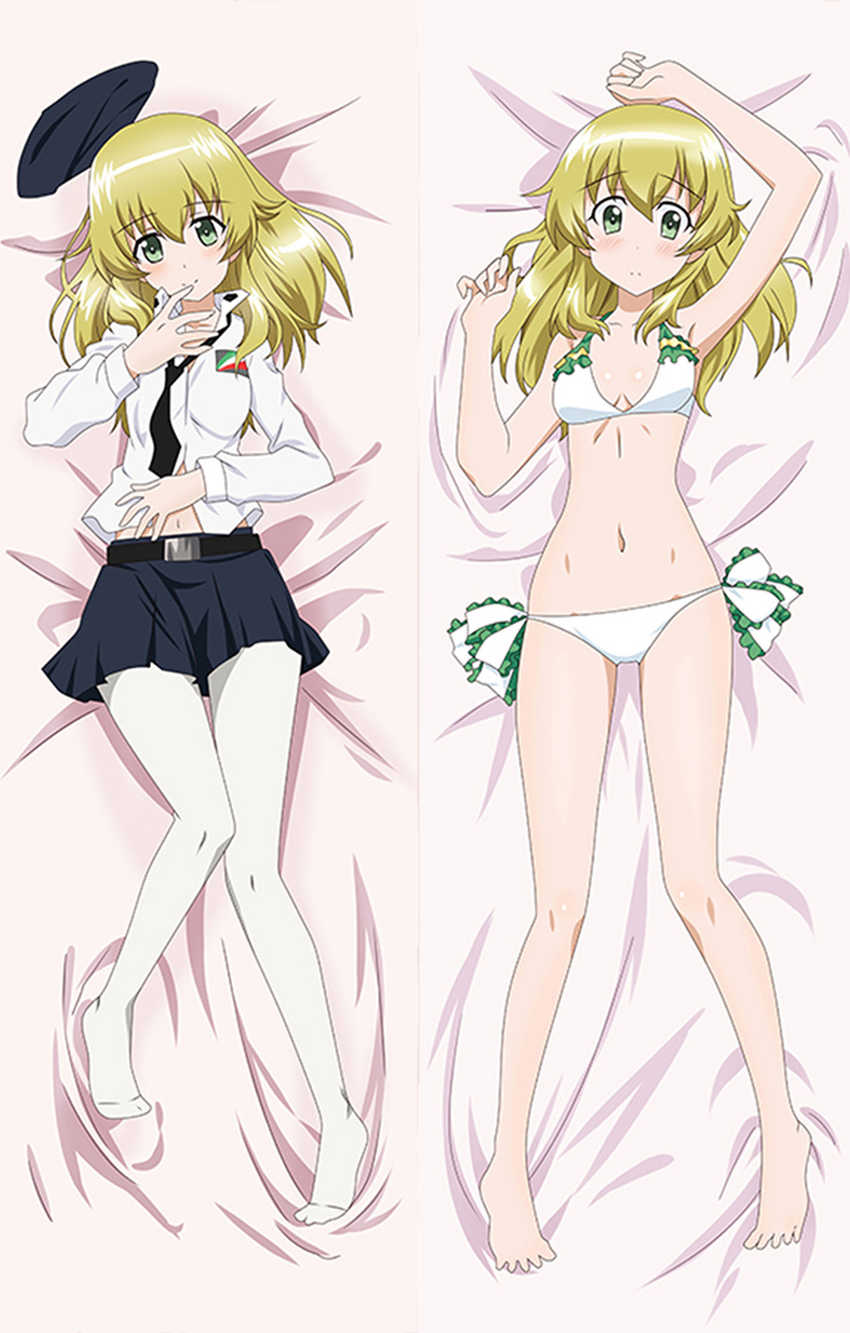 Carpaccio (Girls und Panzer) Dakimakura Body Pillow Cover