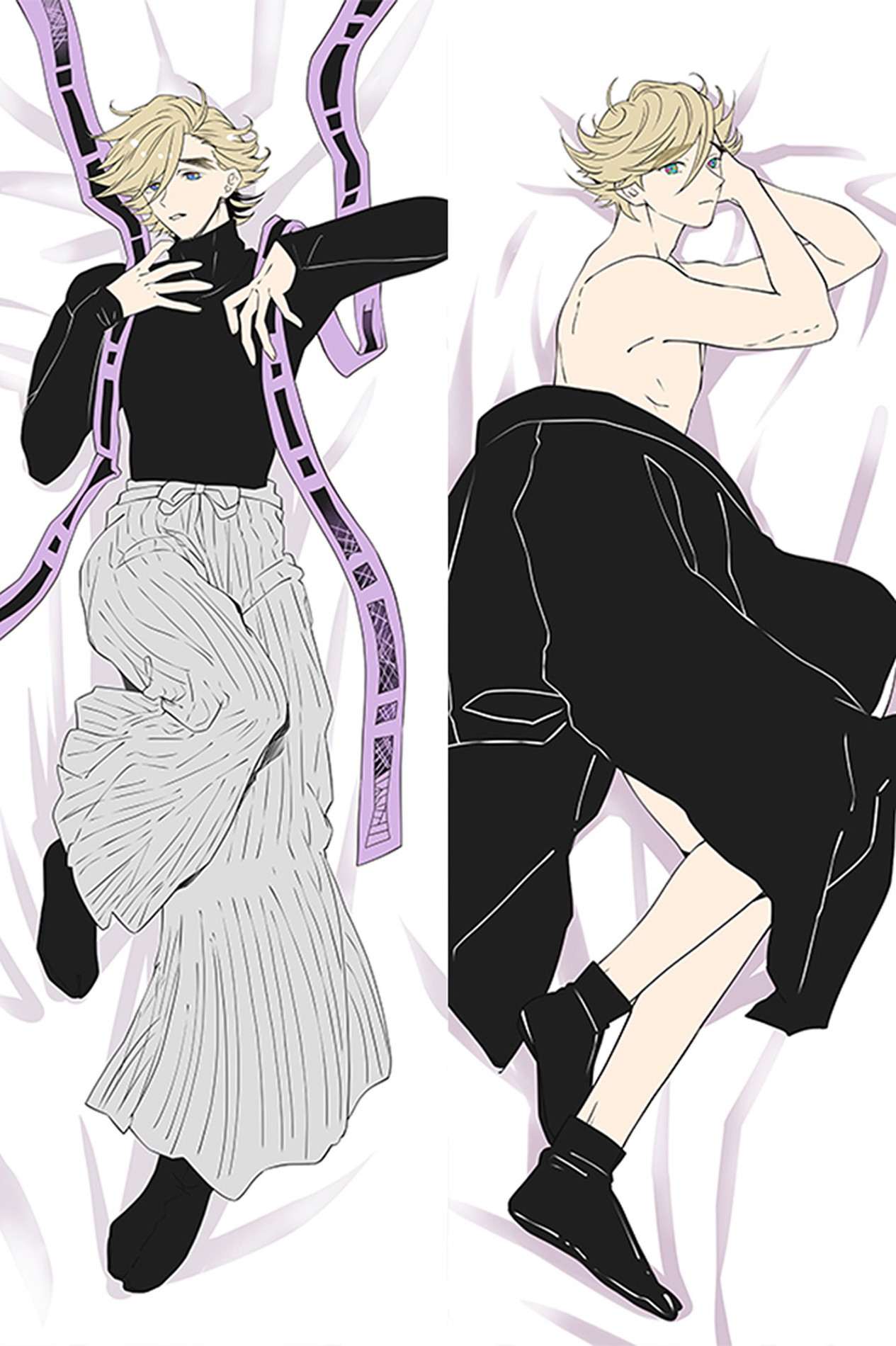 Doma from Demon Slayer dakimakura cover