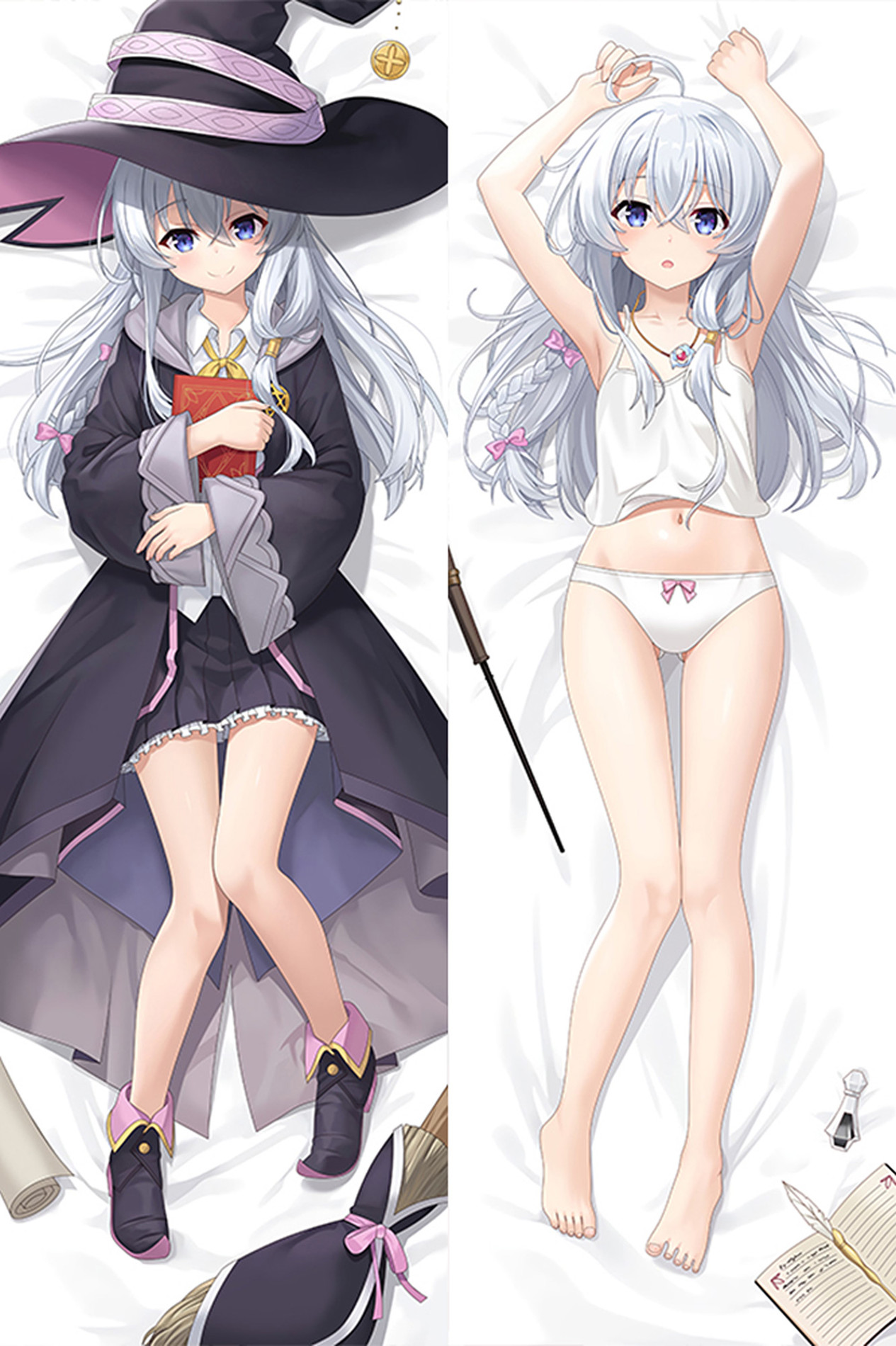 Elaina from Wandering Witch dakimakura cover