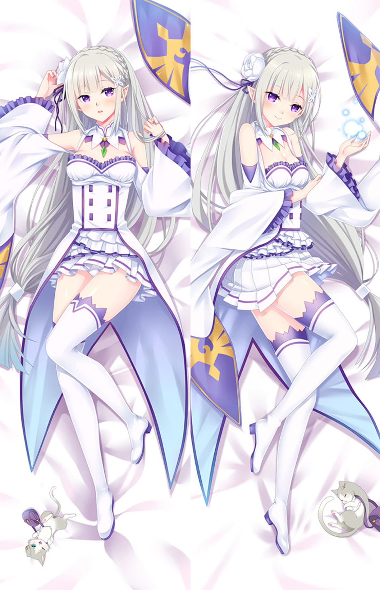 Emilia from Re: Zero dakimakura cover