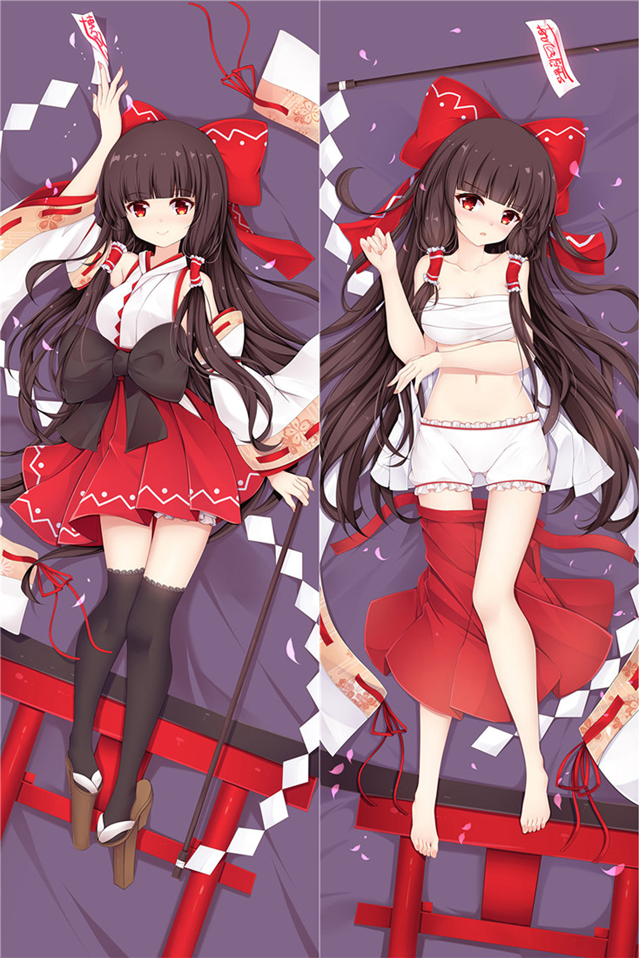 Reimu Hakurei from Touhou Project dakimakura cover