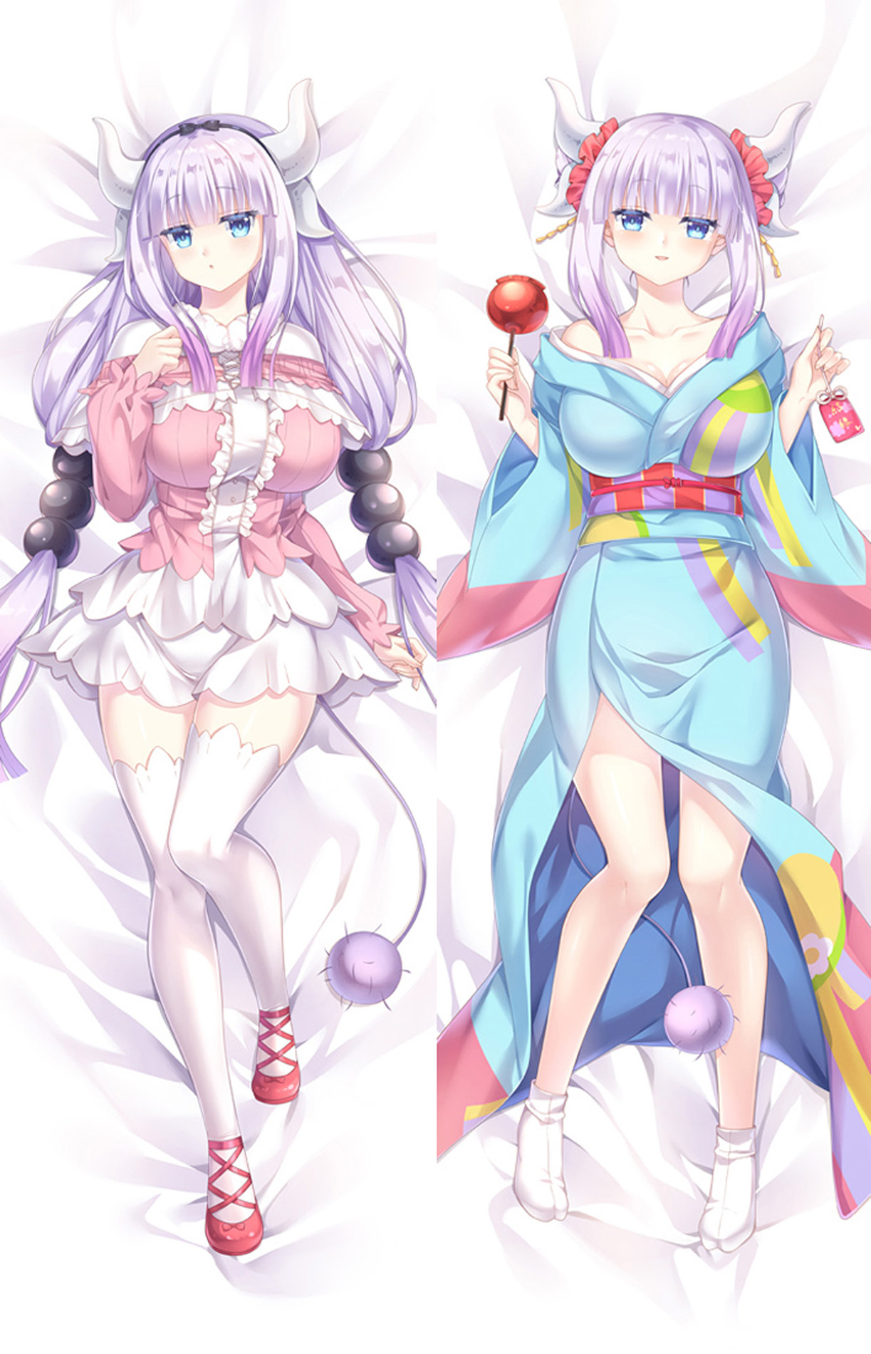 Kanna Kamui from Miss Kobayashi's Dragon Maid dakimakura cover