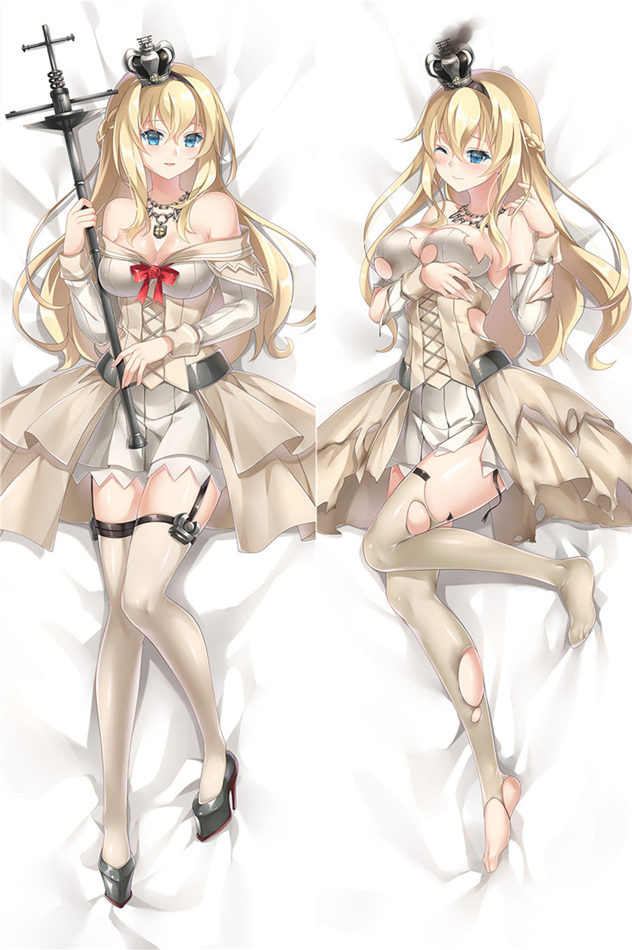 Warspite from KanColle dakimakura cover