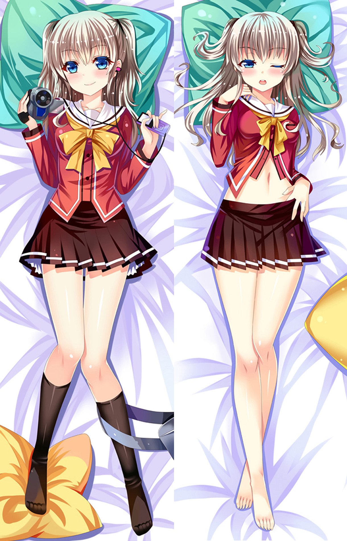 Nao Tomori (Charlotte) Dakimakura Body Pillow Cover