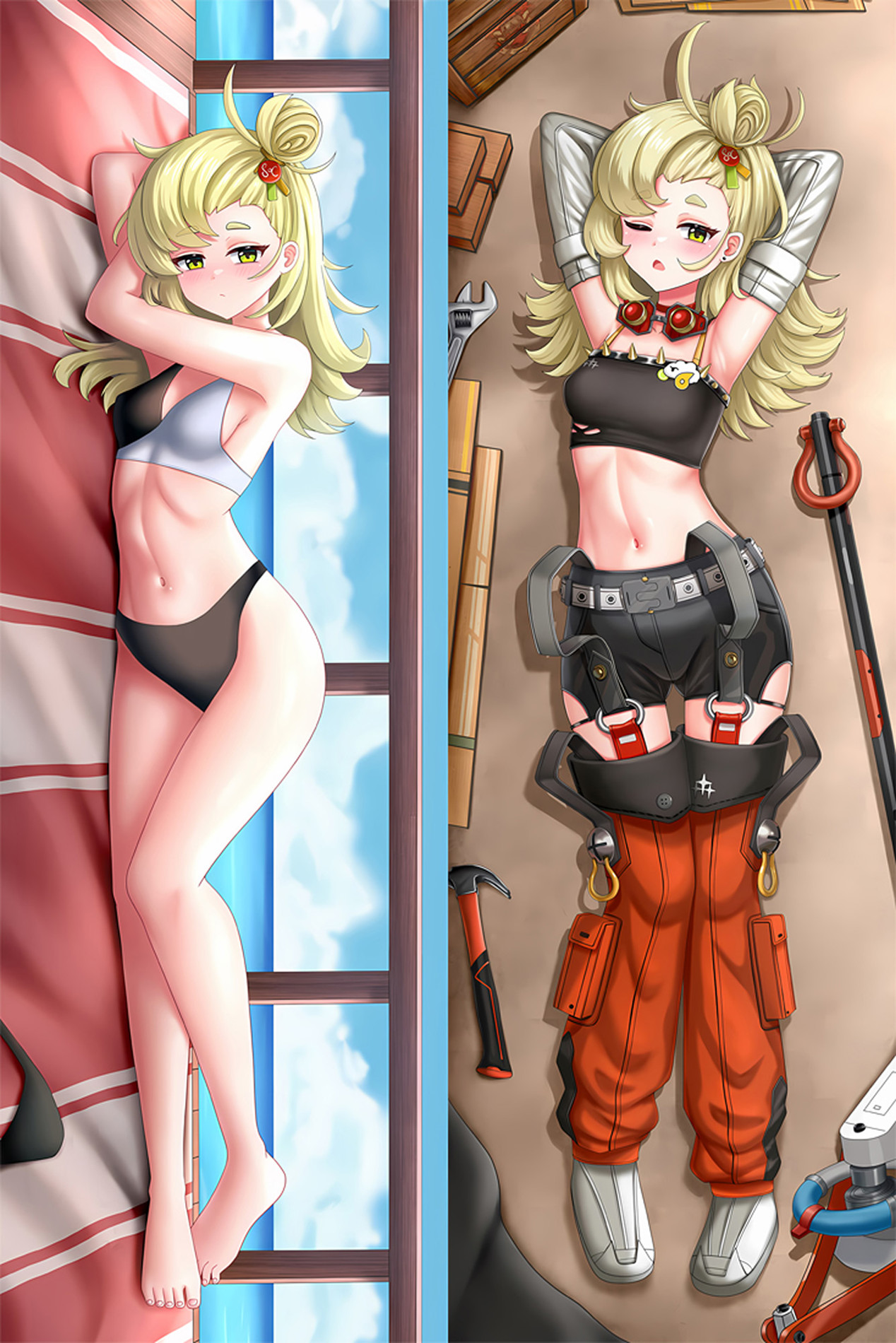 Piper Wheel from Zenless Zone Zero dakimakura cover