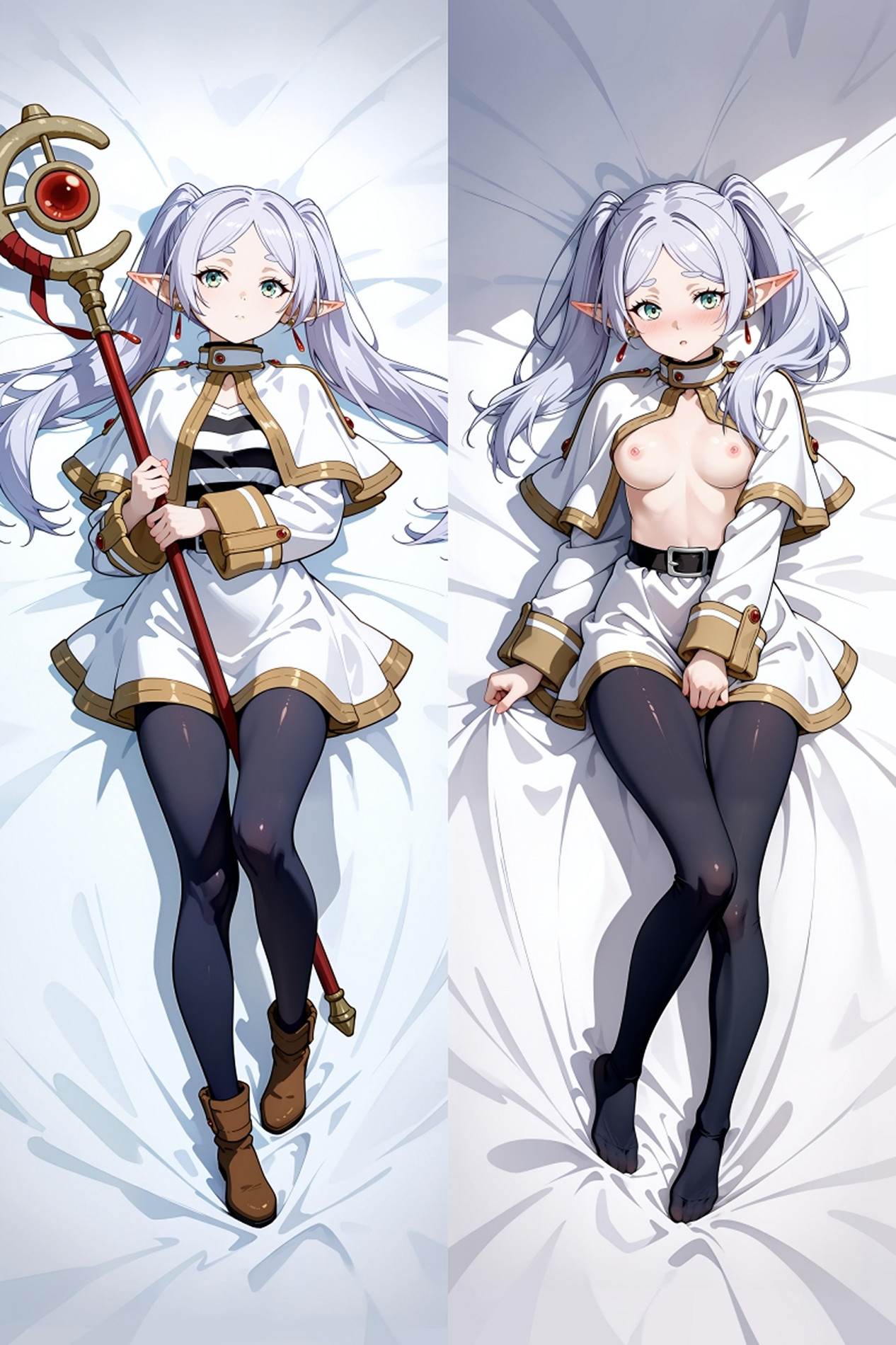 Frieren (Frieren Beyond Journey's End) 18+ NSFW Dakimakura Body Pillow Cover Uncensored