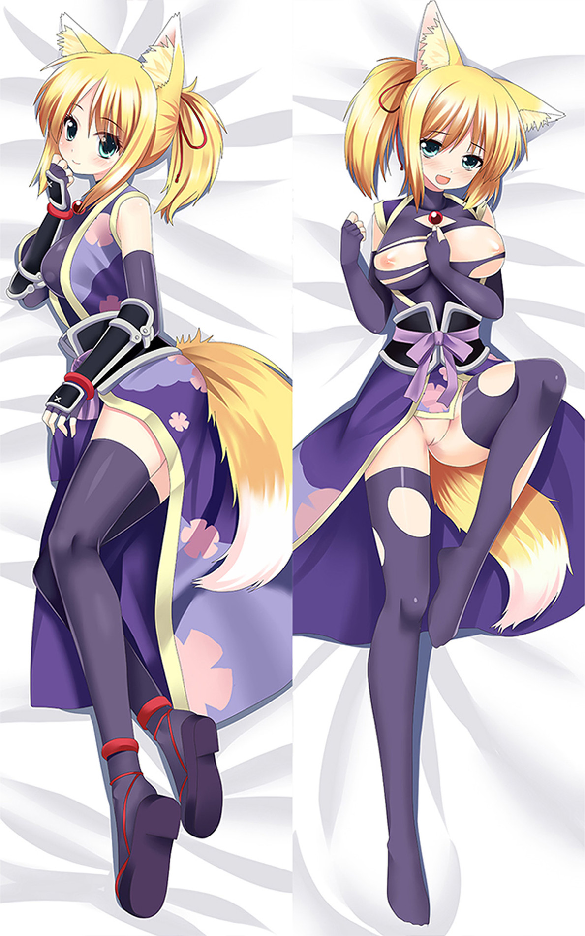 Yukikaze Panettone from Dog Days 18+ dakimakura cover Uncensored