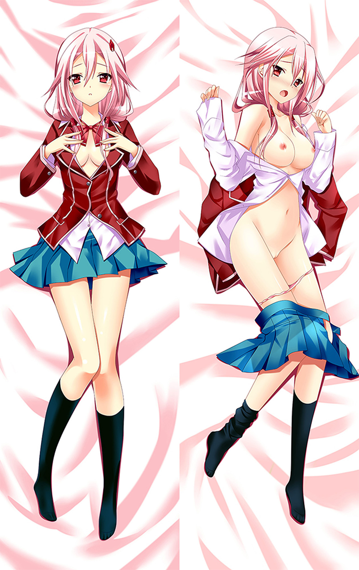 Inori Yuzuriha (Guilty Crown) 18+ NSFW Dakimakura Body Pillow Cover Uncensored
