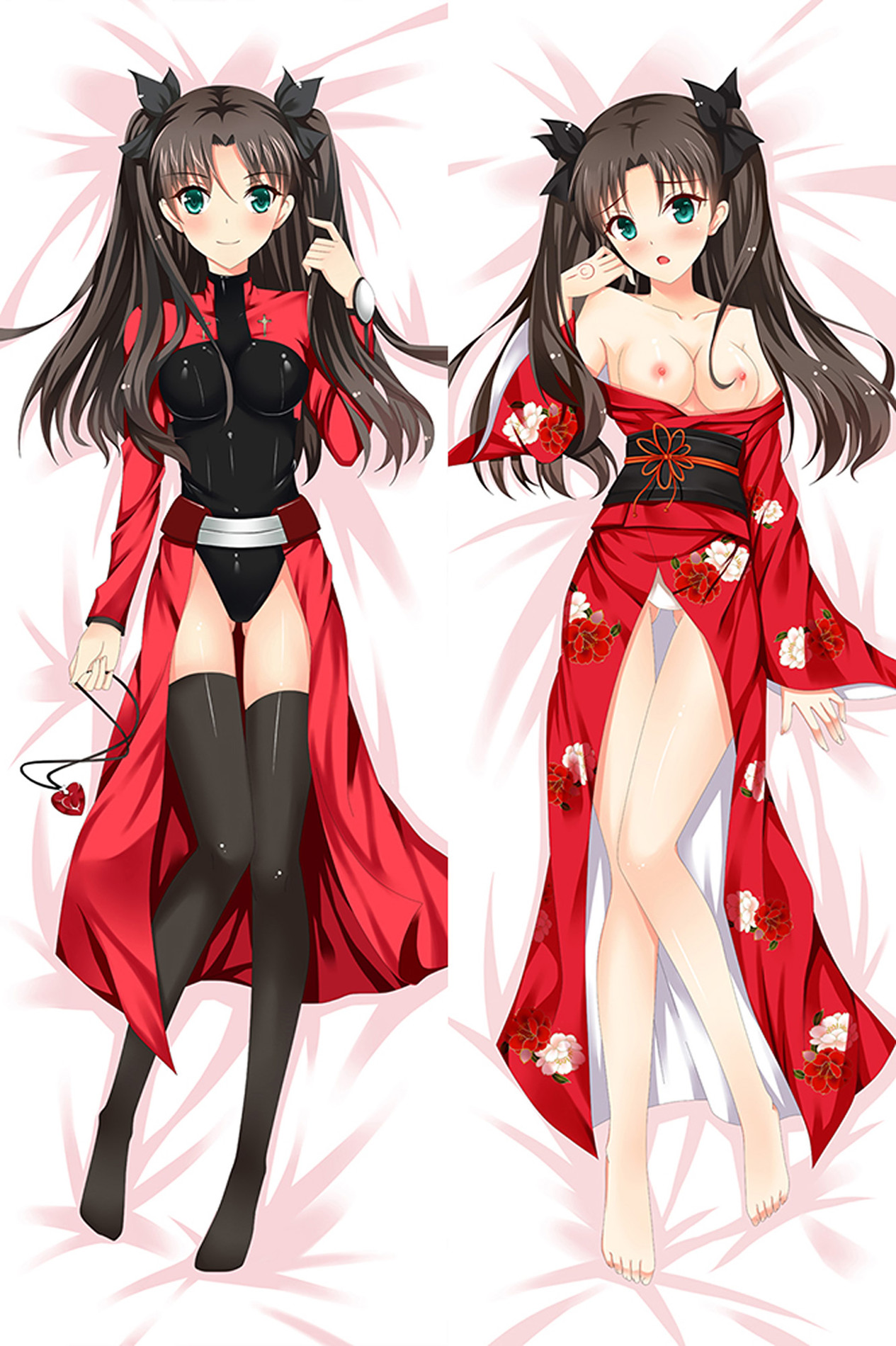 Rin Tohsaka (Fate Grand Order) 18+ NSFW Dakimakura Body Pillow Cover Uncensored