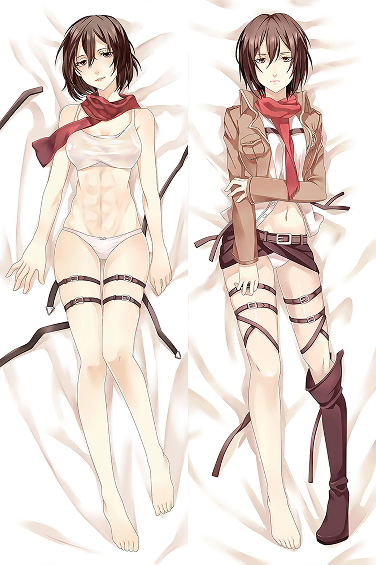 Mikasa Ackerman from Attack on Titan dakimakura cover