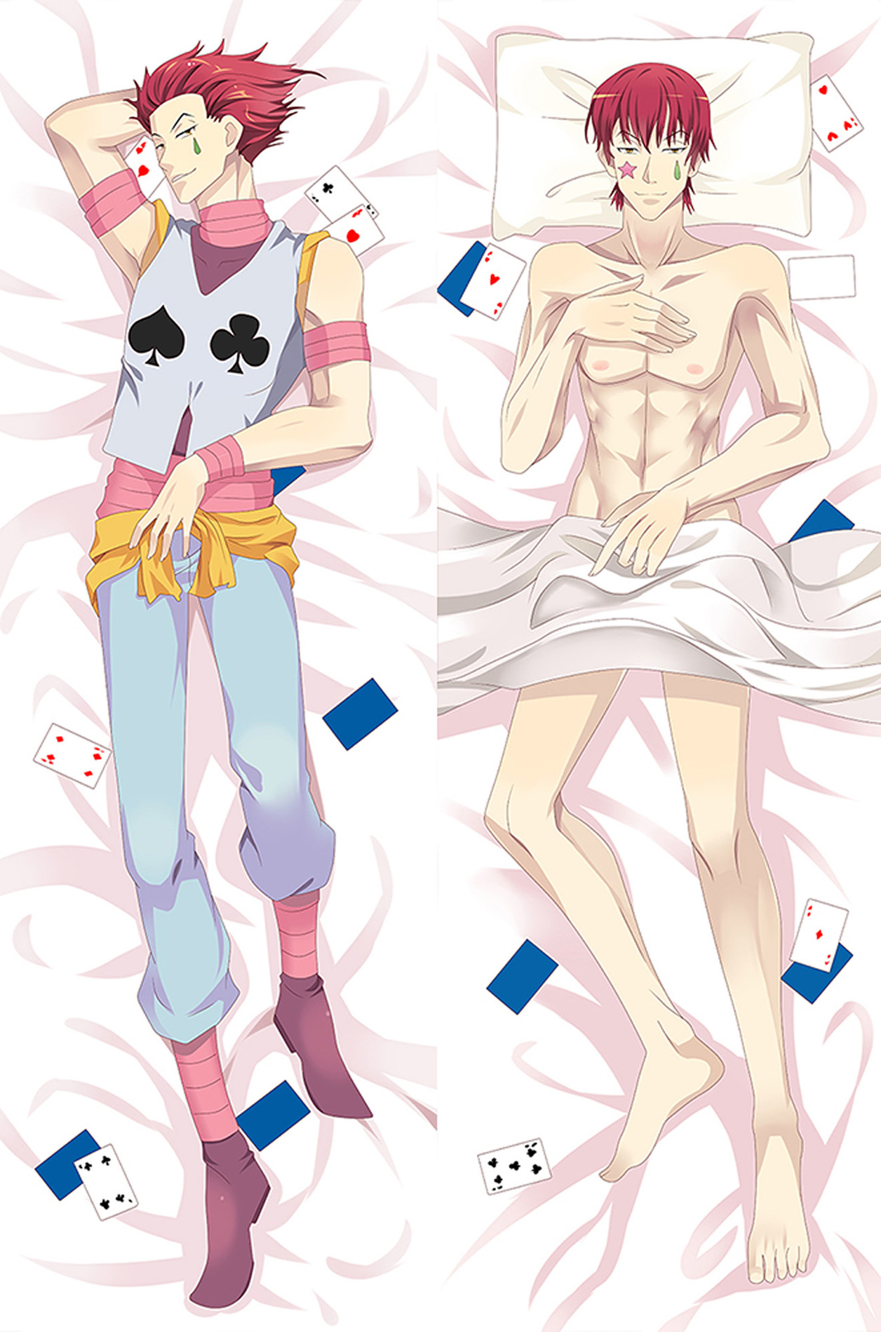 Hisoka Morow from Hunter x Hunter dakimakura cover