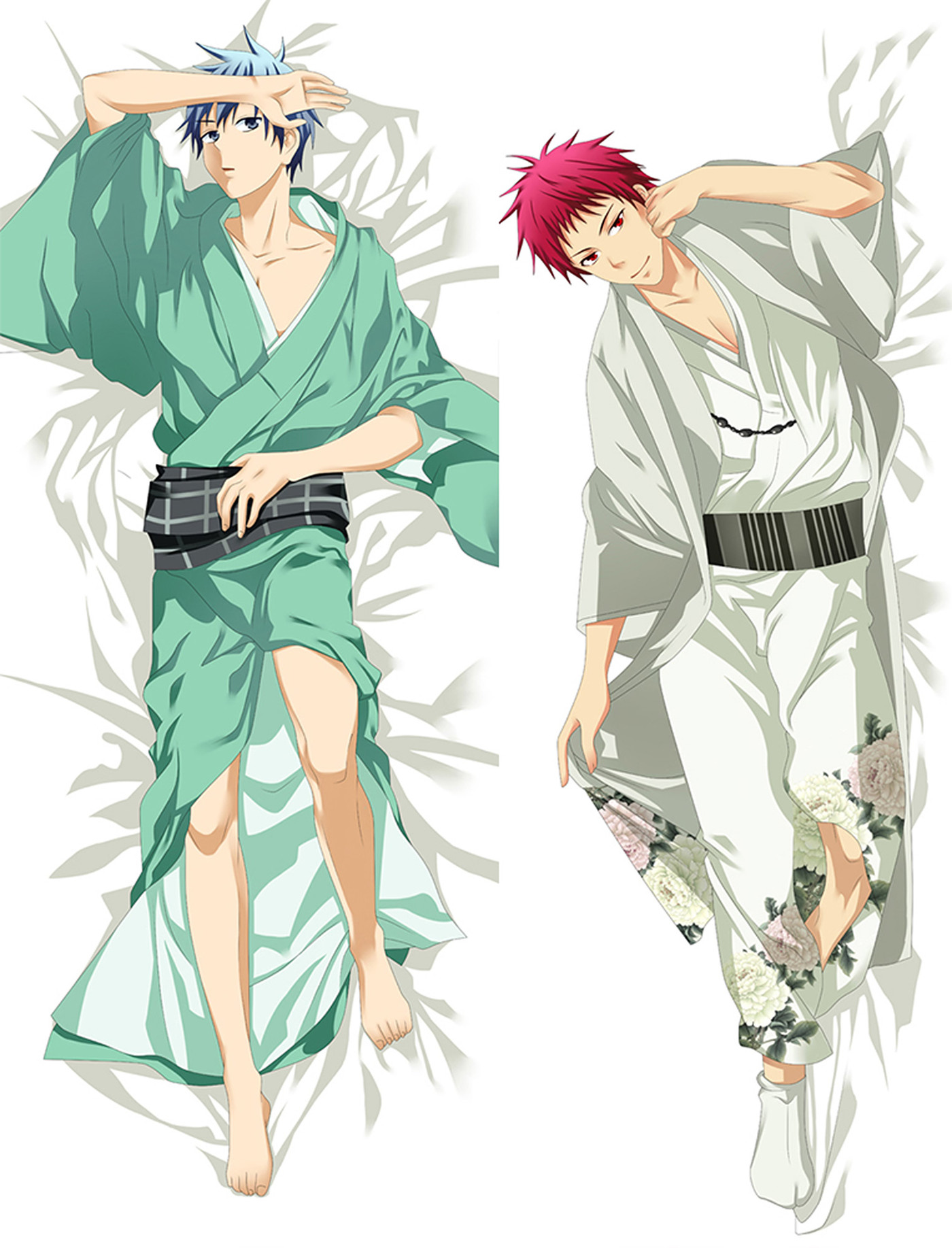 Tetsuya Kuroko and Seijuro Akashi from Kuroko's Basketball dakimakura cover