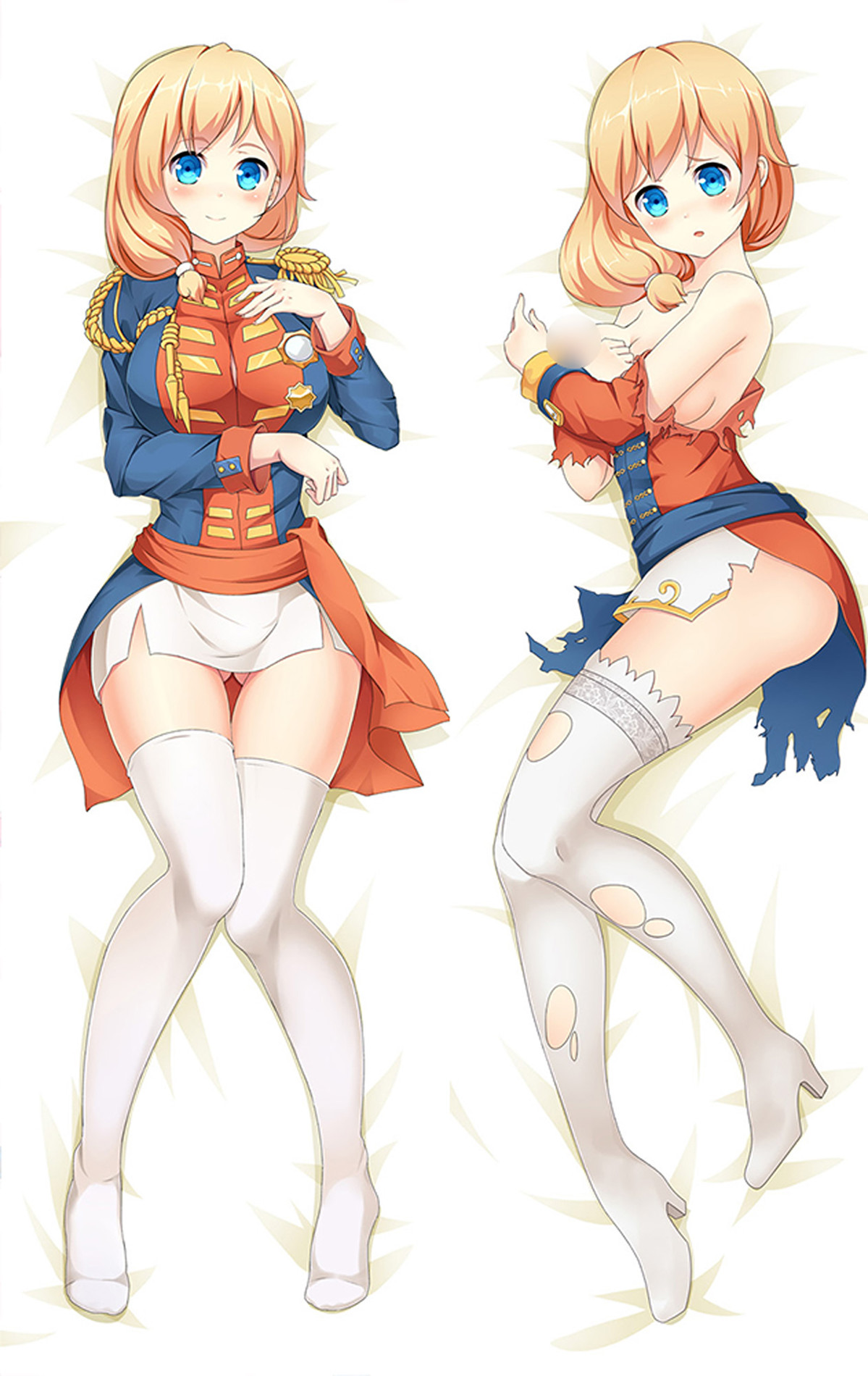 Rodney (Warship Girls) 18+ NSFW Dakimakura Body Pillow Cover