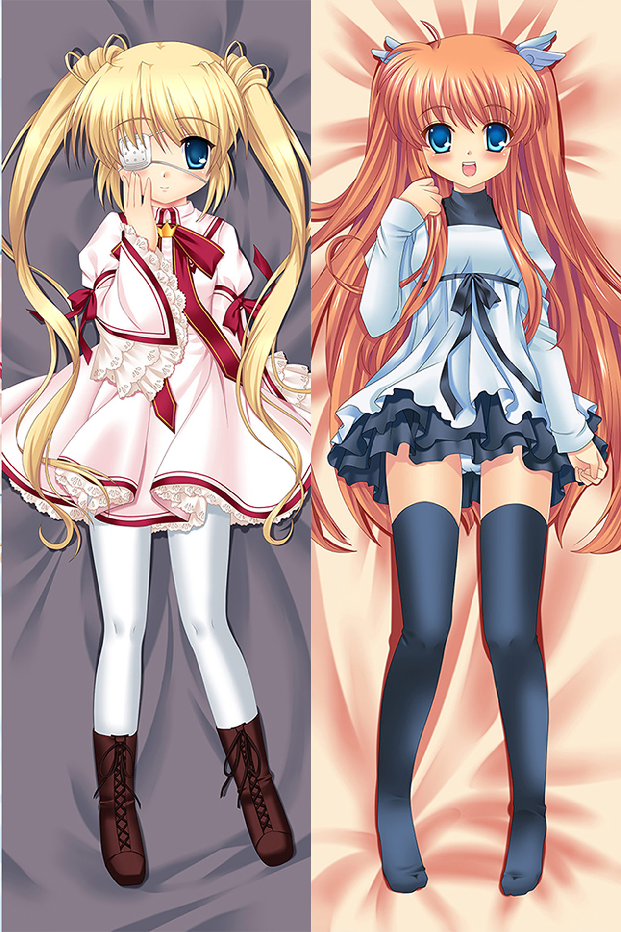 Shizuru Nakatsu and  Chihaya Ohtori from Rewrite dakimakura cover