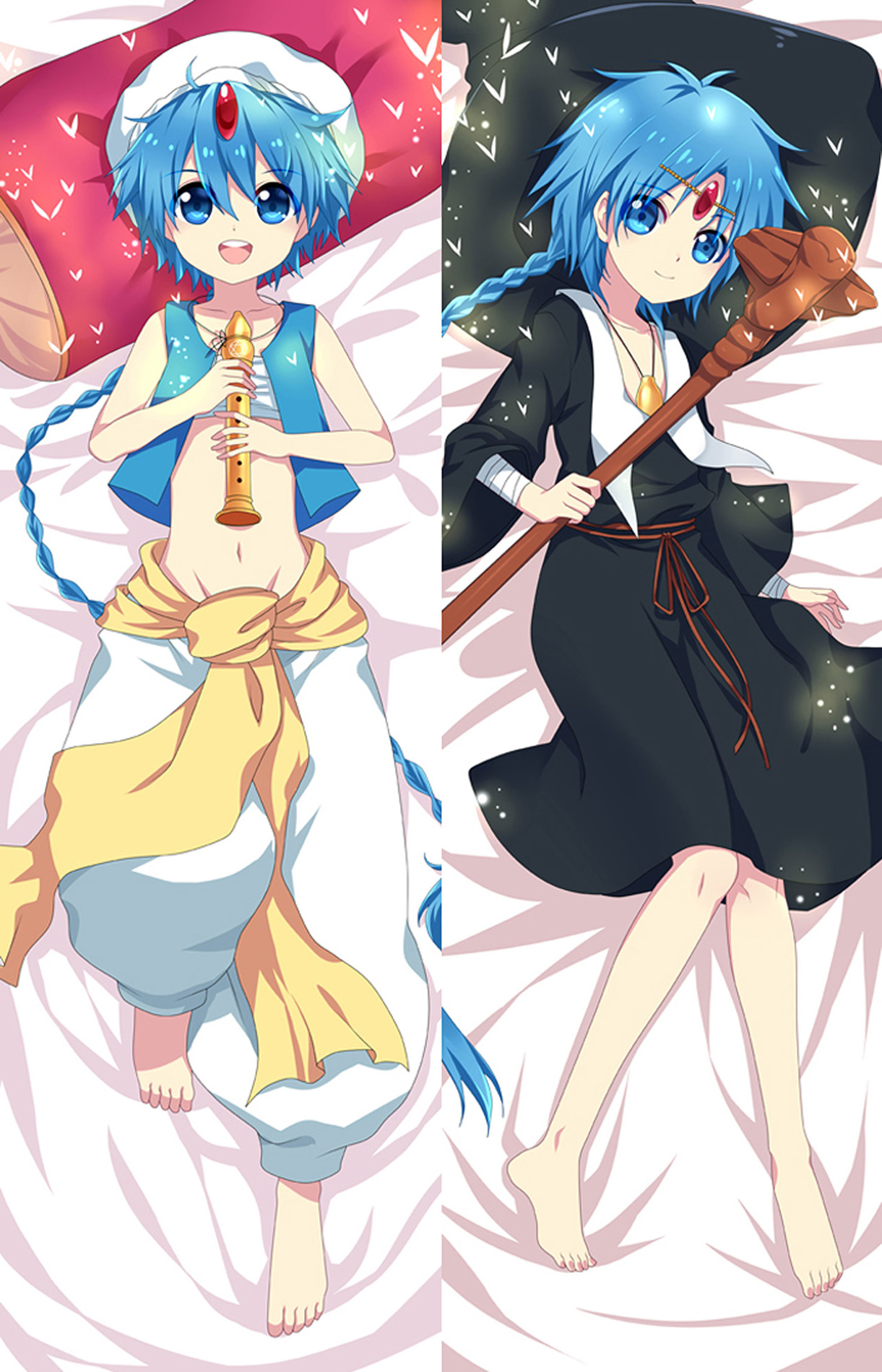 Aladdin (The Labyrinth of Magic) Dakimakura Body Pillow Cover