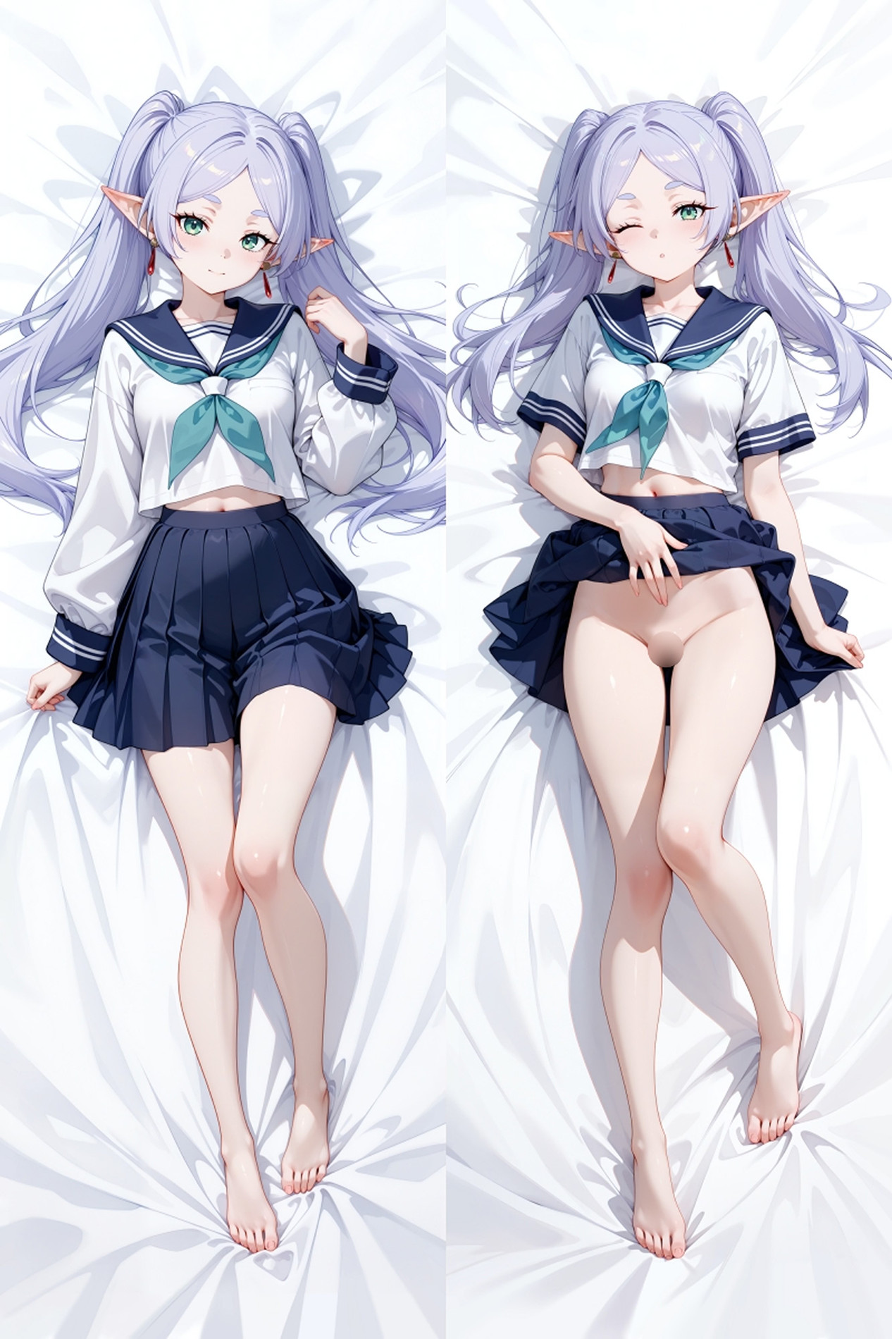 Frieren (Frieren Beyond Journey's End) 18+ NSFW Dakimakura Body Pillow Cover