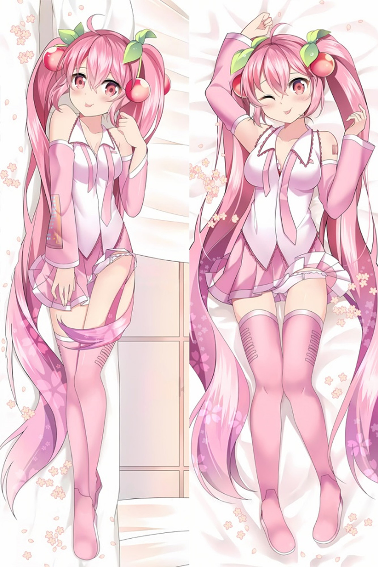 Hatsune Miku from Vocaloid dakimakura cover