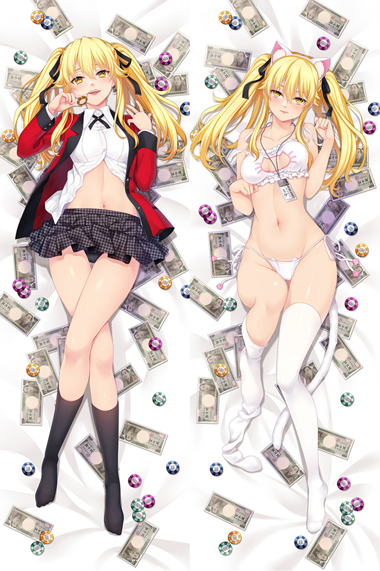 Mary Saotome from Kakegurui 18+ dakimakura cover uncensored