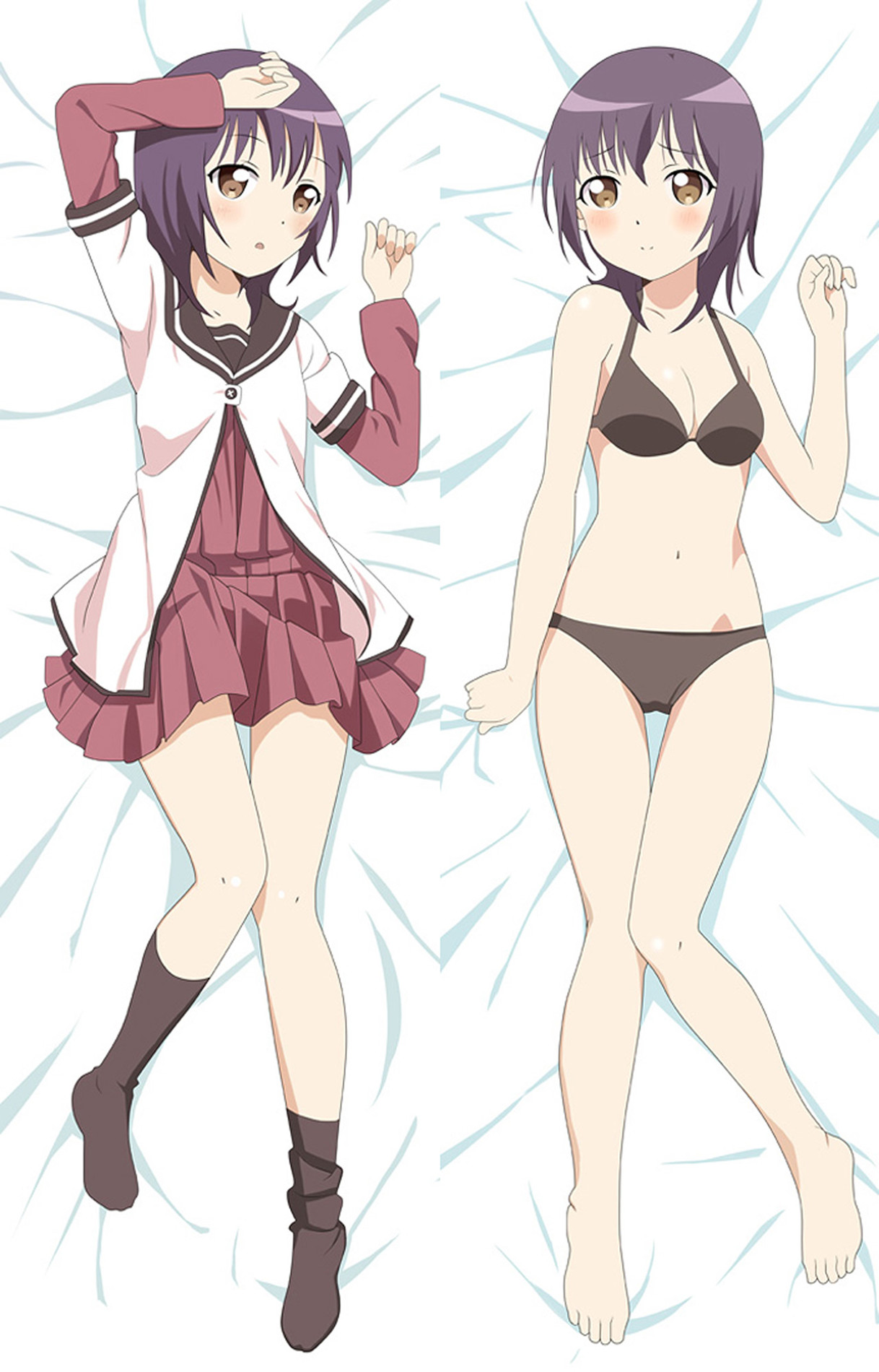 Yui Funami (YuriYuri) Dakimakura Body Pillow Cover