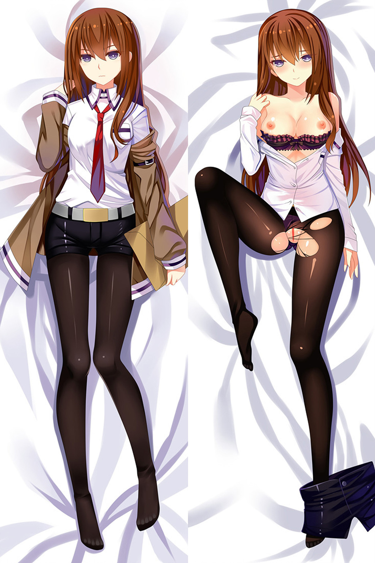 Makise Kurisu from Steins Gate 18+ dakimakura cover Uncensored
