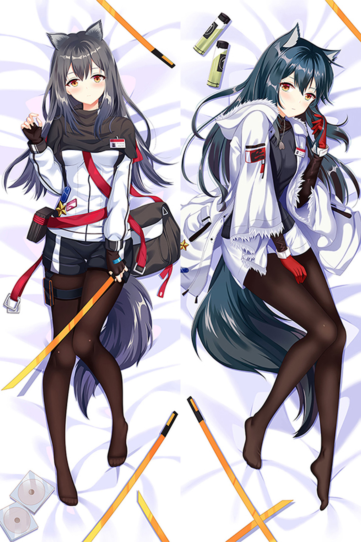 Texas (Arknights) Dakimakura Body Pillow Cover