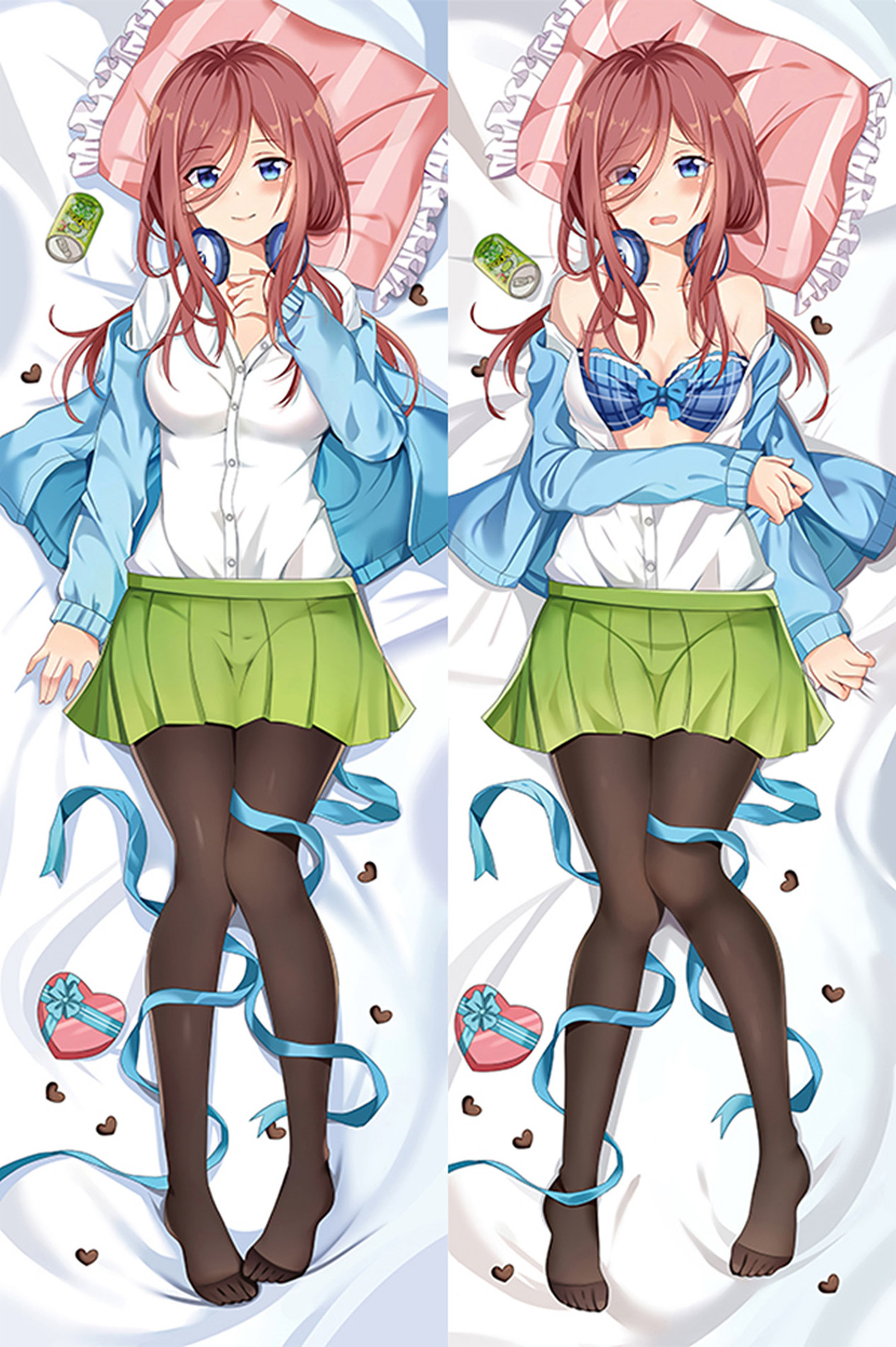 Miku Nakano from Quintessential Quintuplets dakimakura cover