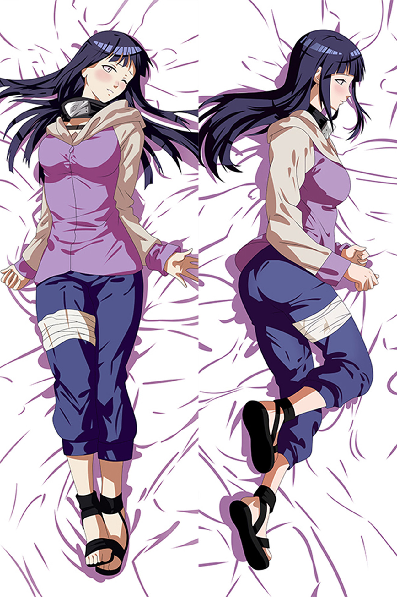 Hinata Hyuga (Naruto) Dakimakura Body Pillow Cover