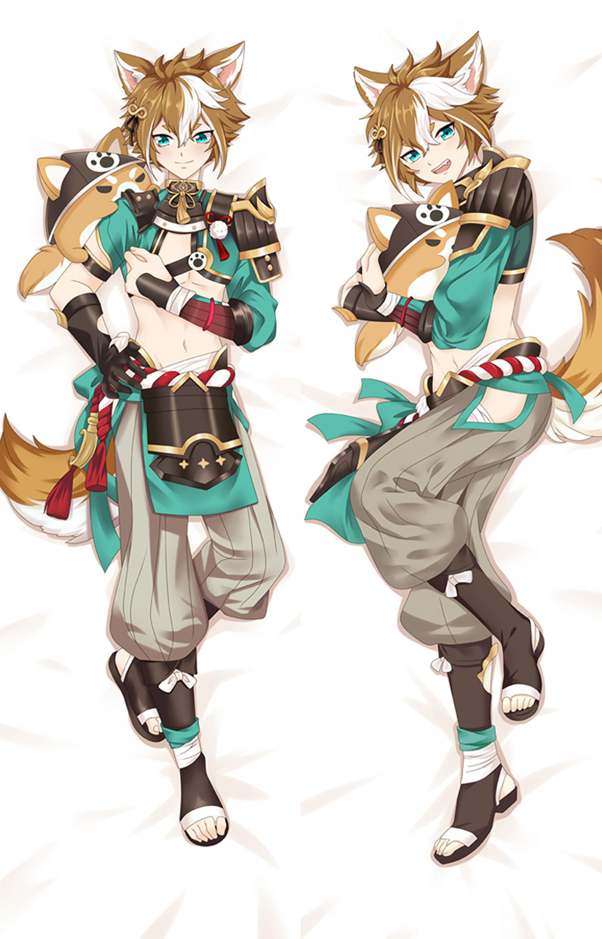Gorou (Genshin Impact) Dakimakura Body Pillow Cover