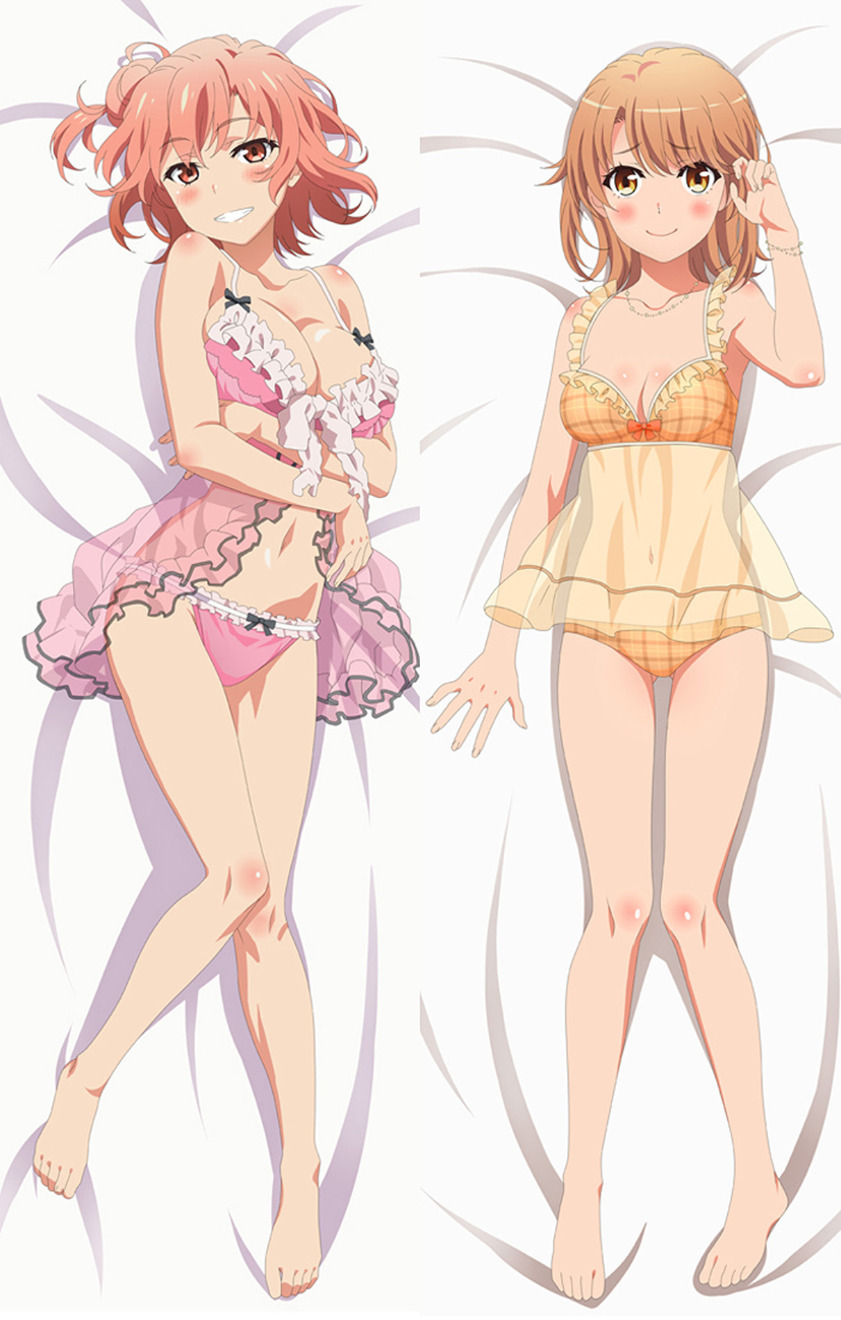 Yui and Iroha (Oregairu) Dakimakura Body Pillow Cover
