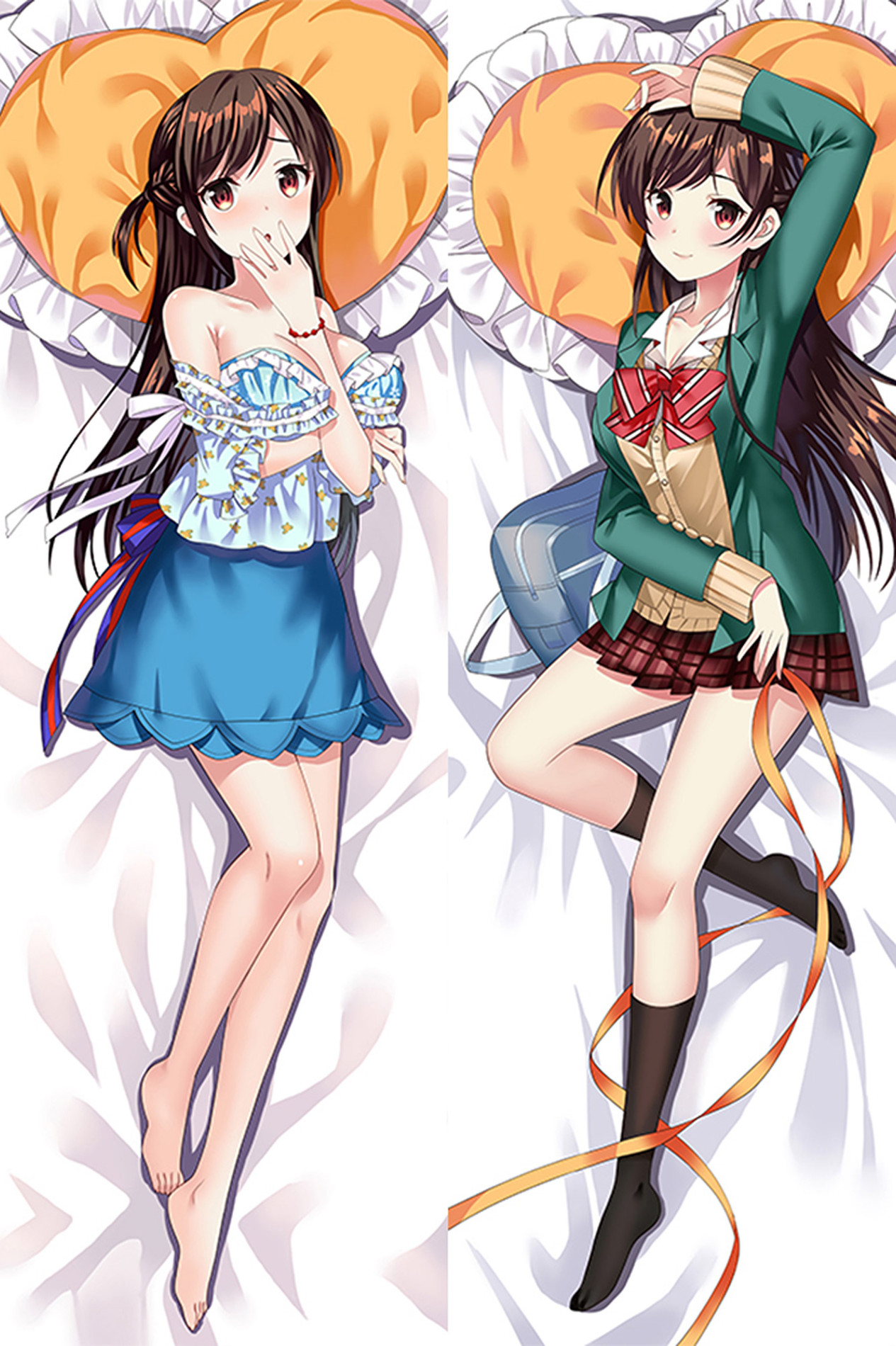 Chizuru Mizuhara Ichinose from Rent a Girlfriend dakimakura cover