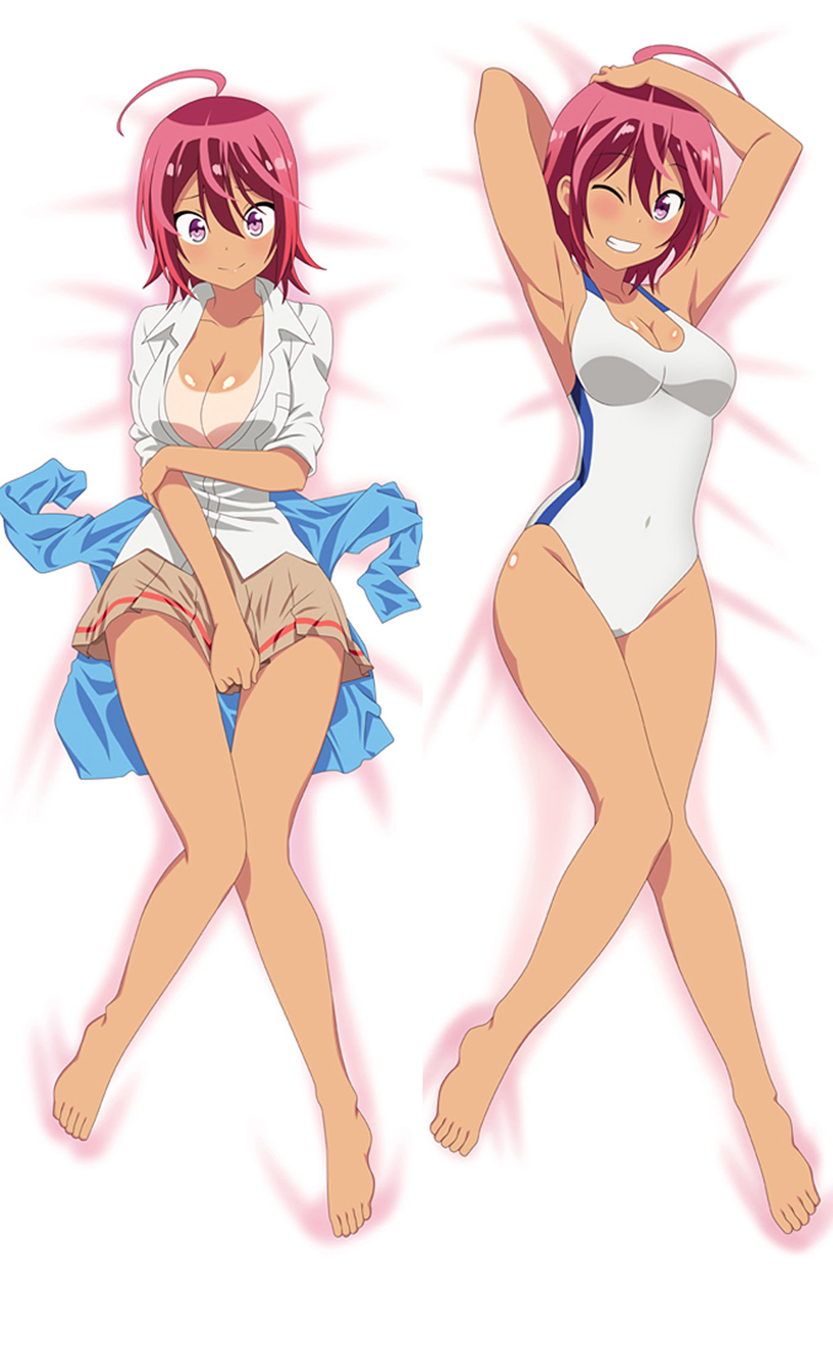 Uruka Takemoto (We Never Learn Bokuben) Dakimakura Body Pillow Cover