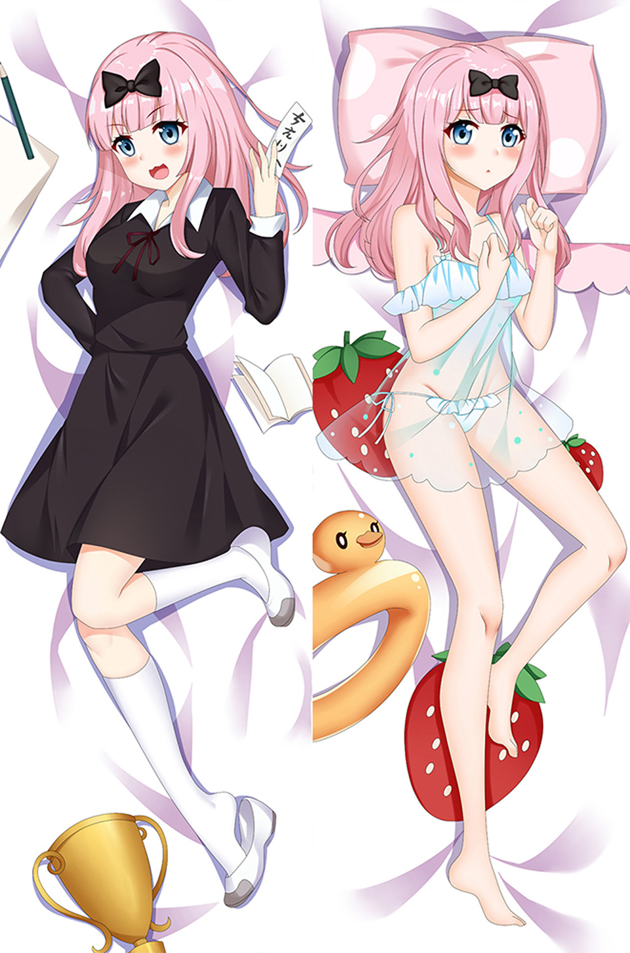 Chika Fujiwara from Kaguya-sama Love Is War dakimakura cover
