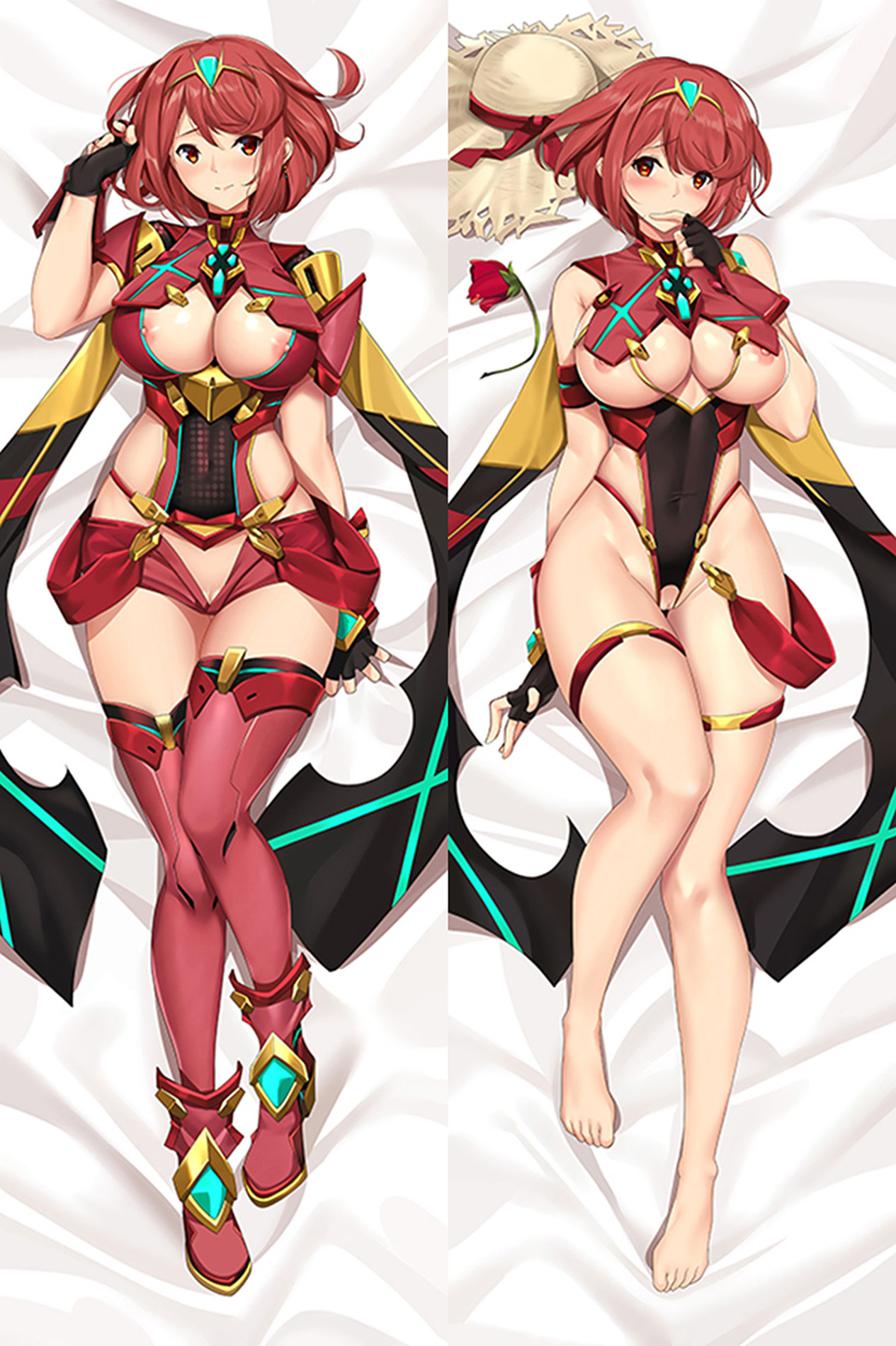 Pyra from Xenoblade Chronicles 18+ Uncensored dakimakura cover