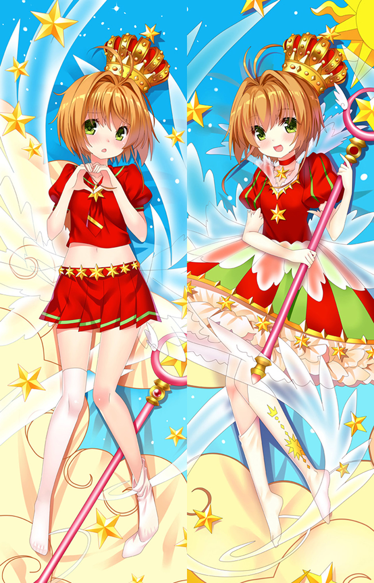Sakura Kinomoto (Cardcaptor Sakura) Dakimakura Body Pillow Cover