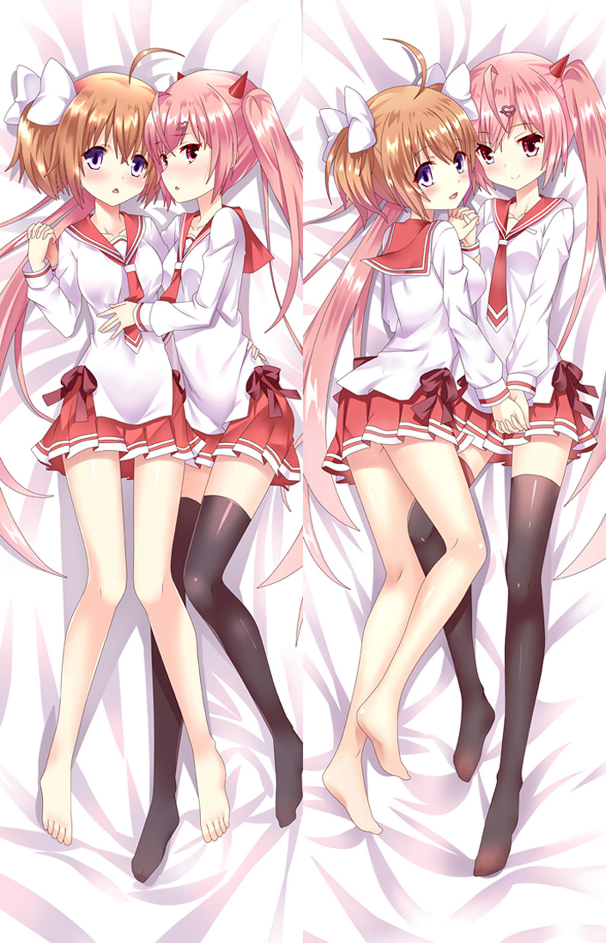 Aria and Akari (Aria the Scarlet Ammo) Dakimakura Body Pillow Cover