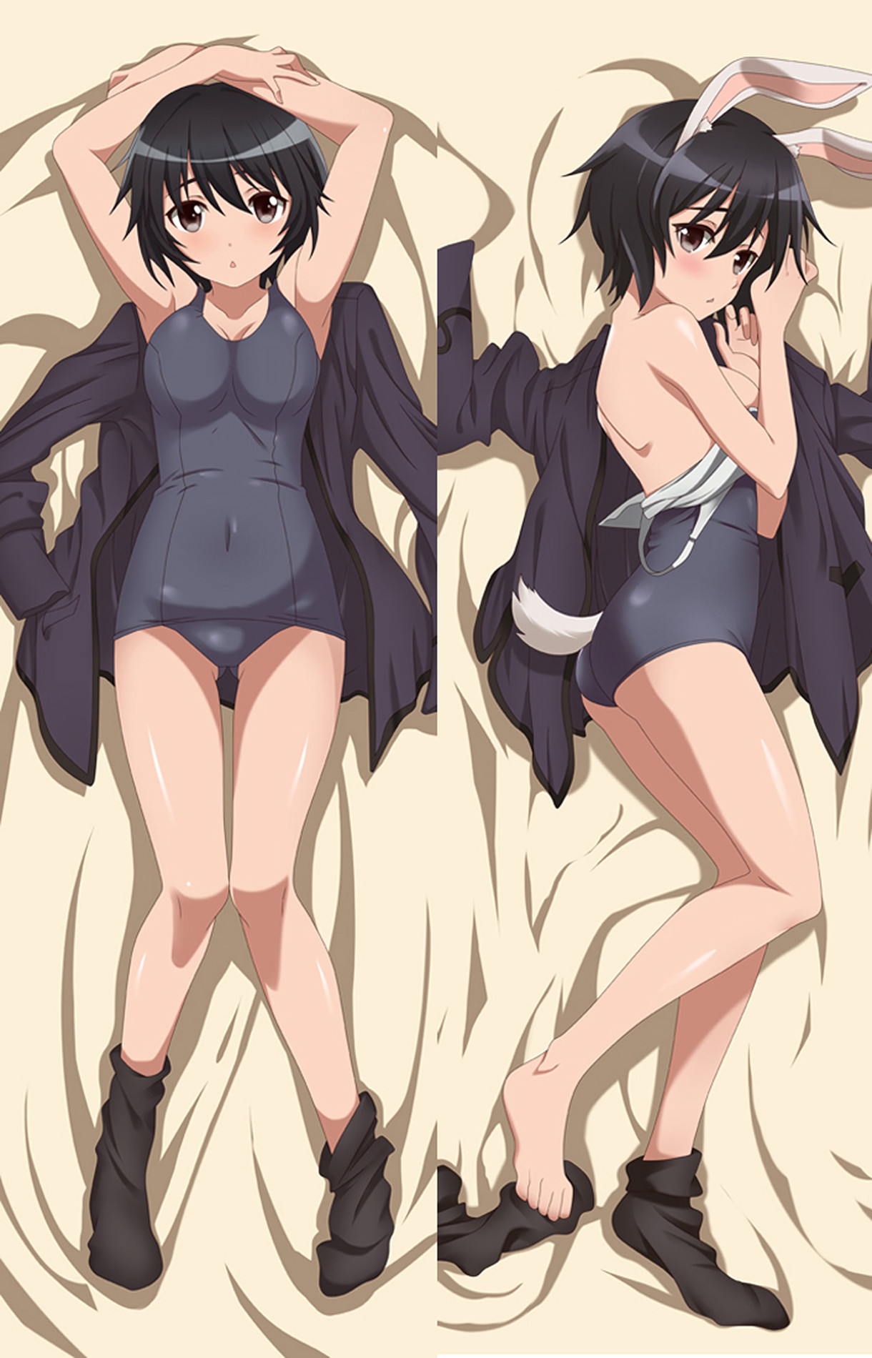 Miyafuji Yoshika from Strike Witches dakimakura cover