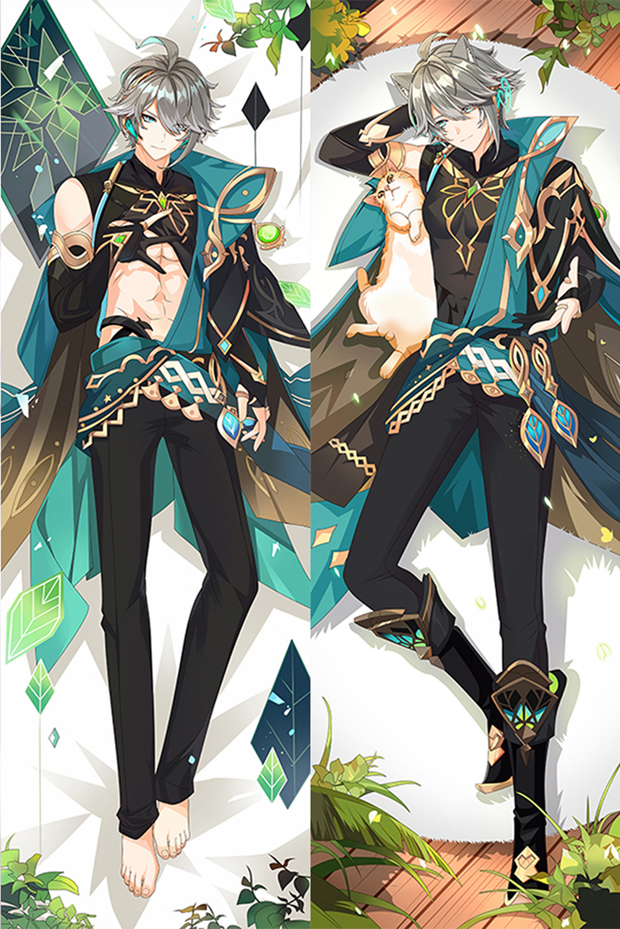 Alhaitham from Genshin Impact dakimakura cover