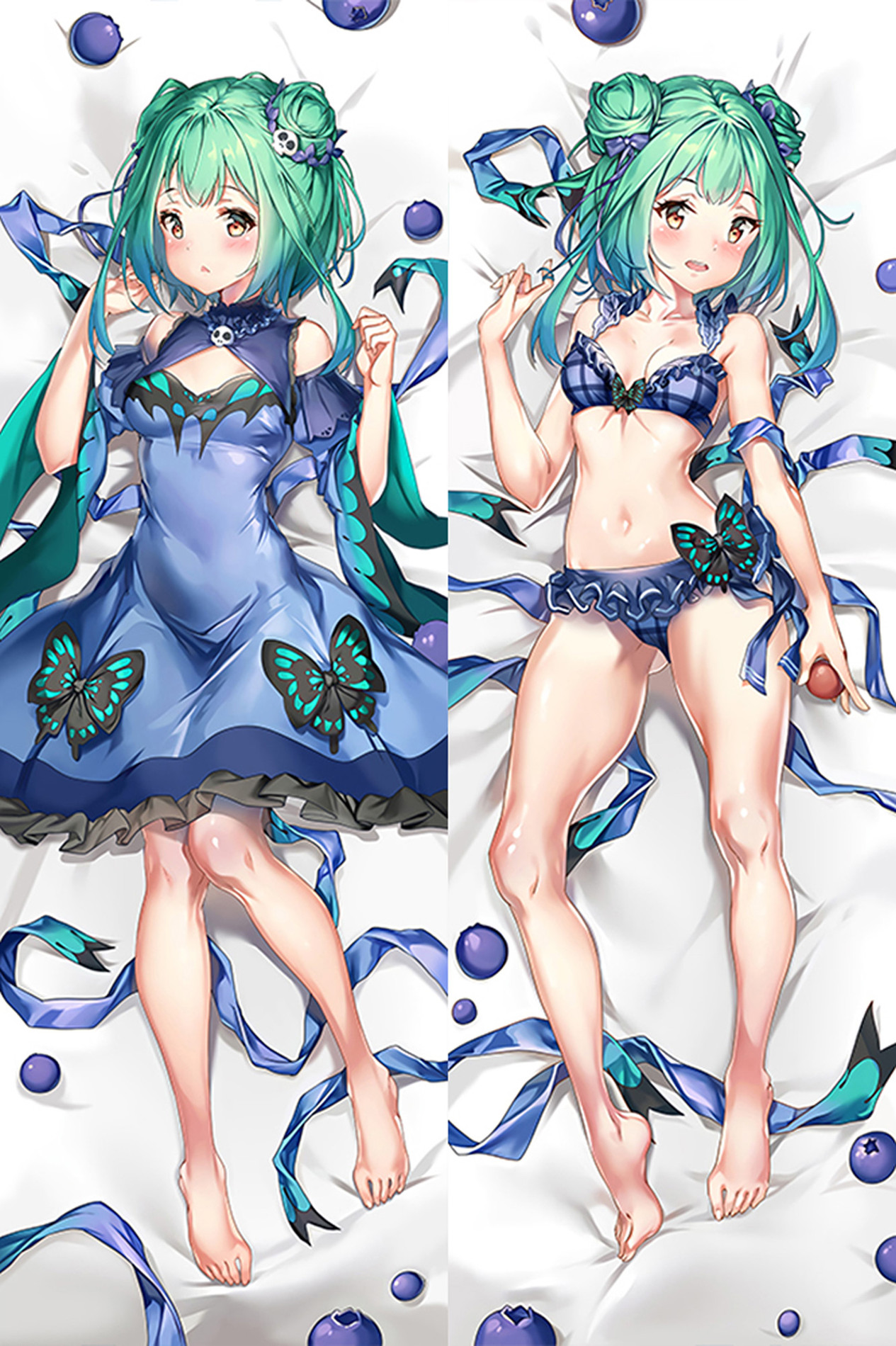 Uruha Rushia (Vtuber) Dakimakura Body Pillow Cover