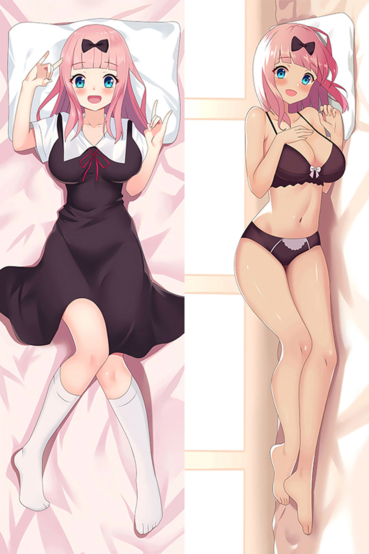 Chika Fujiwara (Kaguya-sama Love Is War) Dakimakura Body Pillow Cover