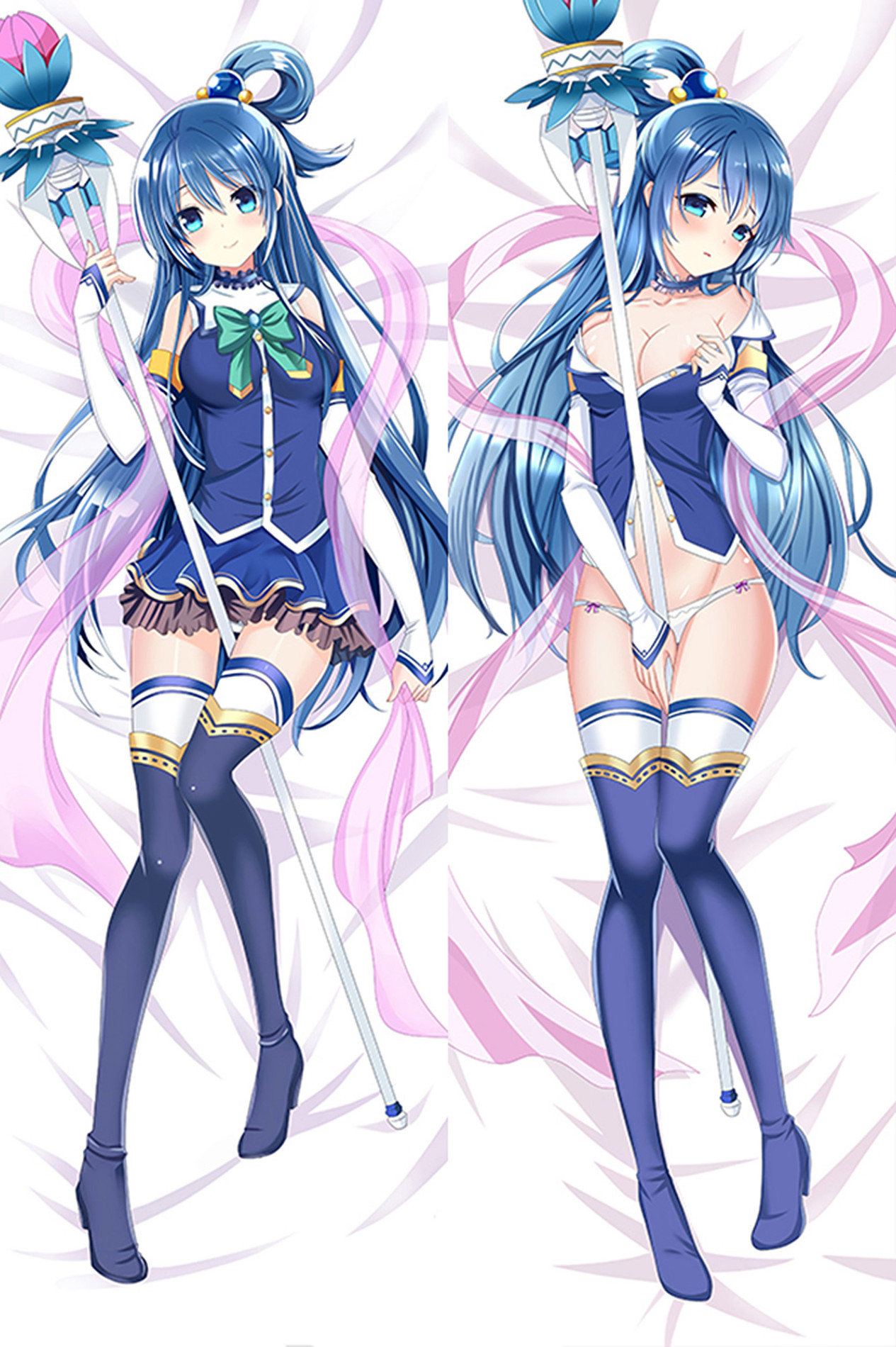 Aqua (KonoSuba) Dakimakura Body Pillow Cover