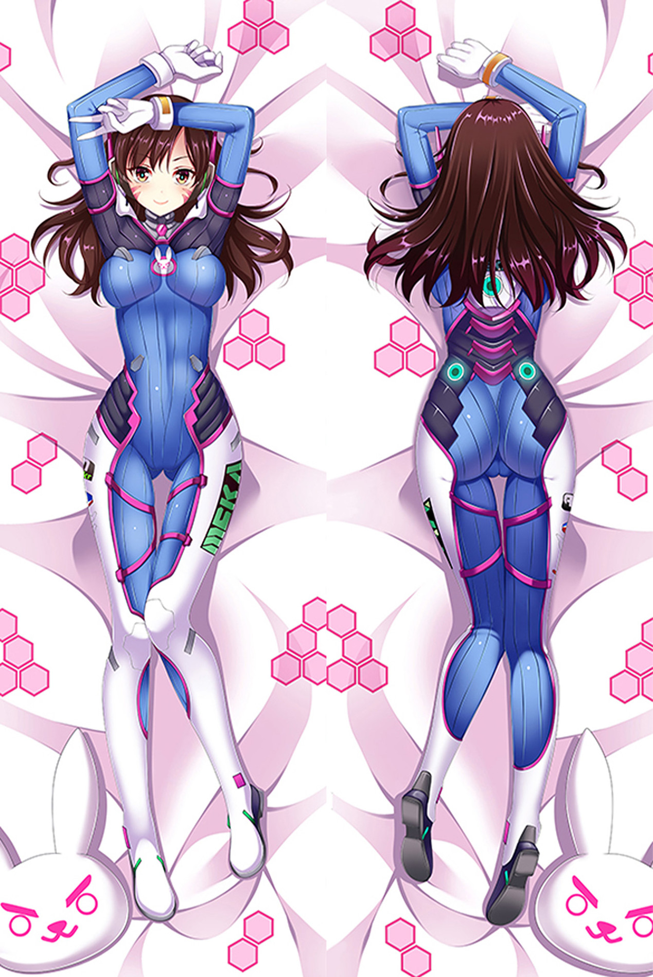 D Va from Overwatch dakimakura cover